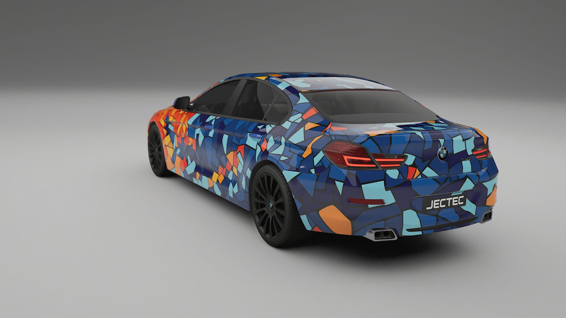 BMW 6 F06 BARCELONA – Ontworpen Wrap PPF Kit van Printbaar Polyurethaanfolie