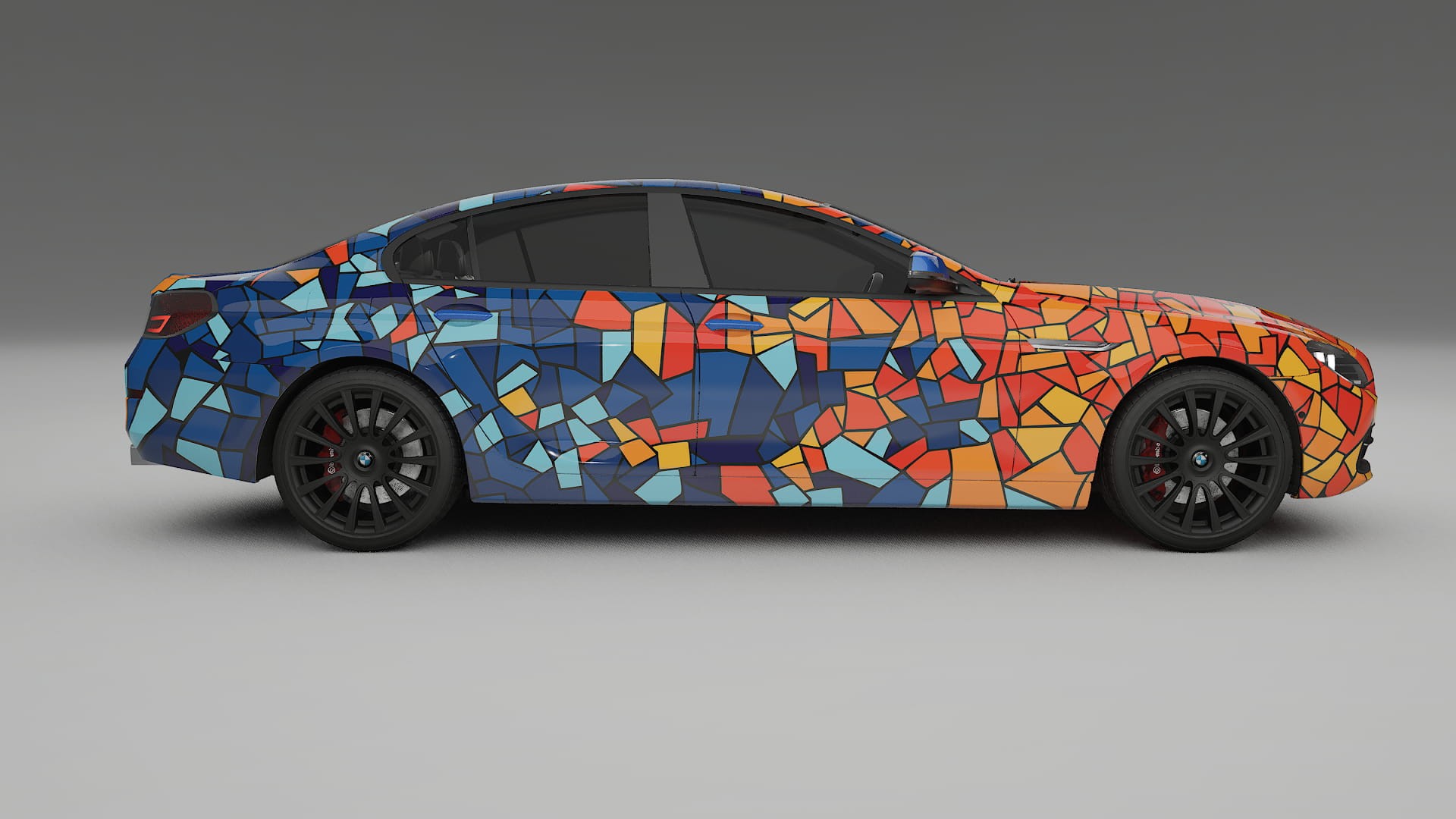 BMW 6 F06 BARCELONA – Ontworpen Wrap PPF Kit van Printbaar Polyurethaanfolie