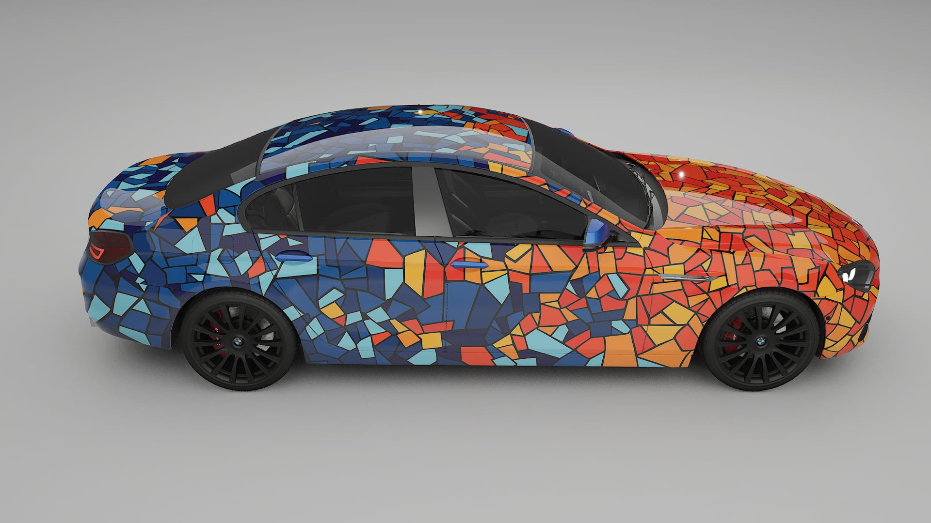 BMW 6 F06 BARCELONA – Ontworpen Wrap PPF Kit van Printbaar Polyurethaanfolie