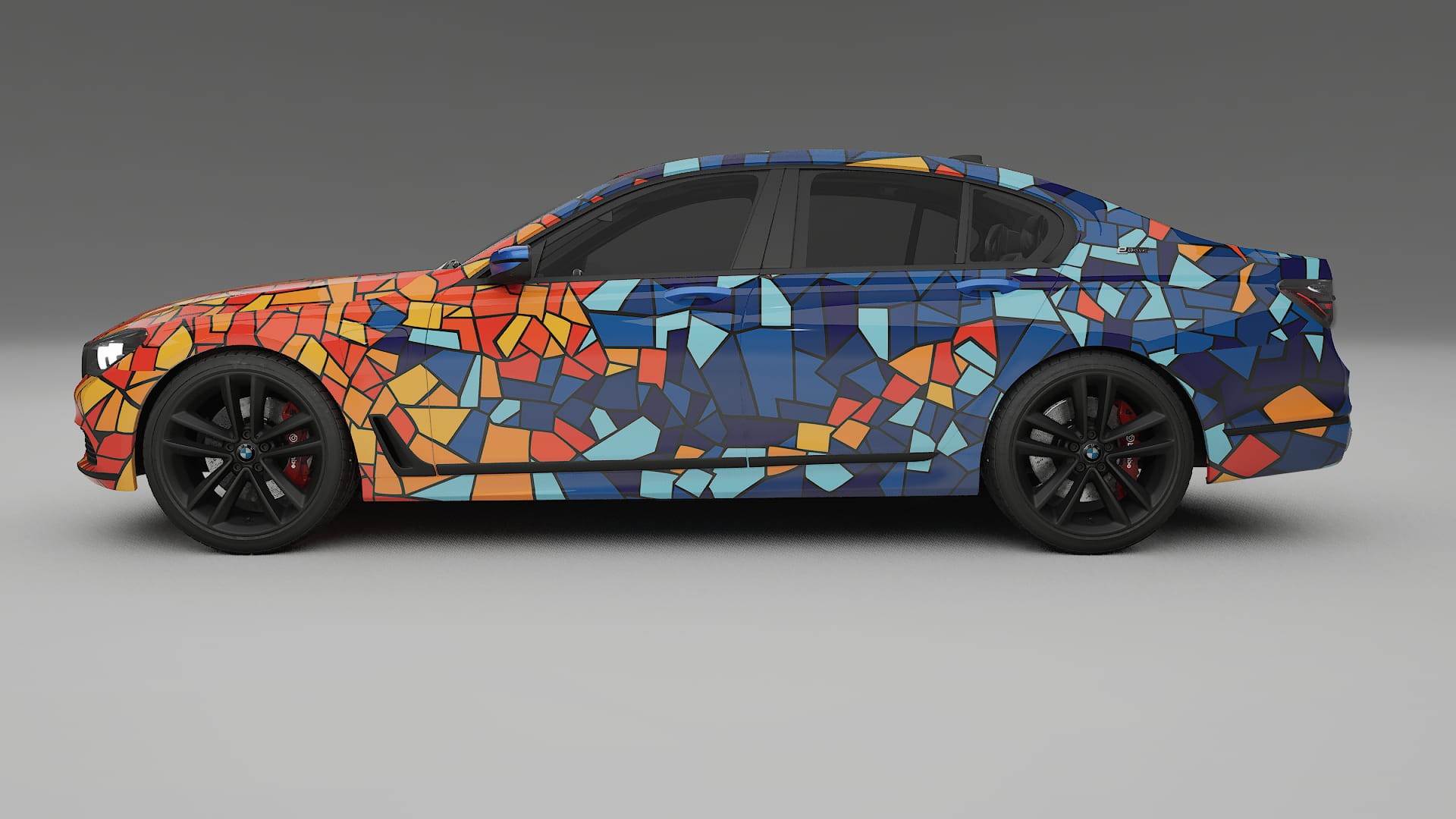 BMW 7 G11 G12 facelift LCI BARCELONA – Ontworpen Wrap PPF Kit van Printbaar Polyurethaanfolie