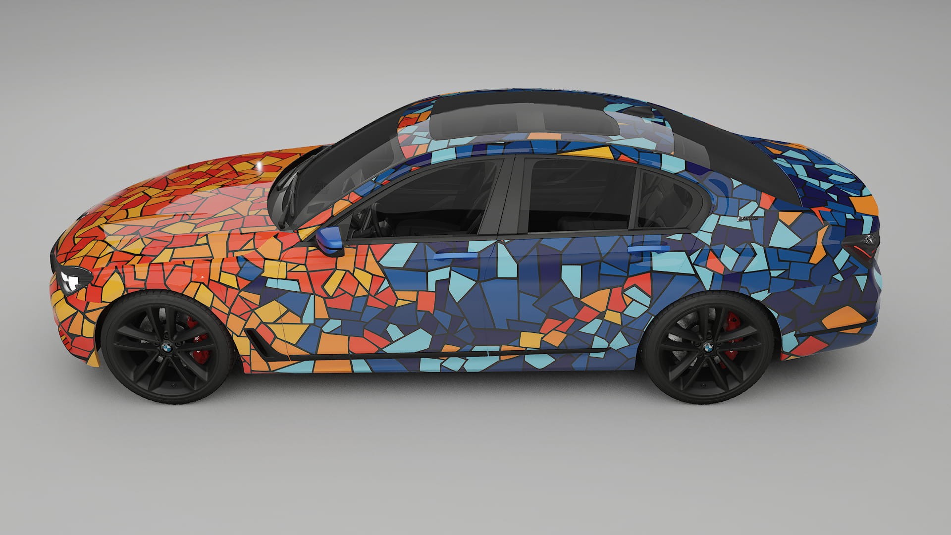 BMW 7 G11 G12 facelift LCI BARCELONA – Ontworpen Wrap PPF Kit van Printbaar Polyurethaanfolie