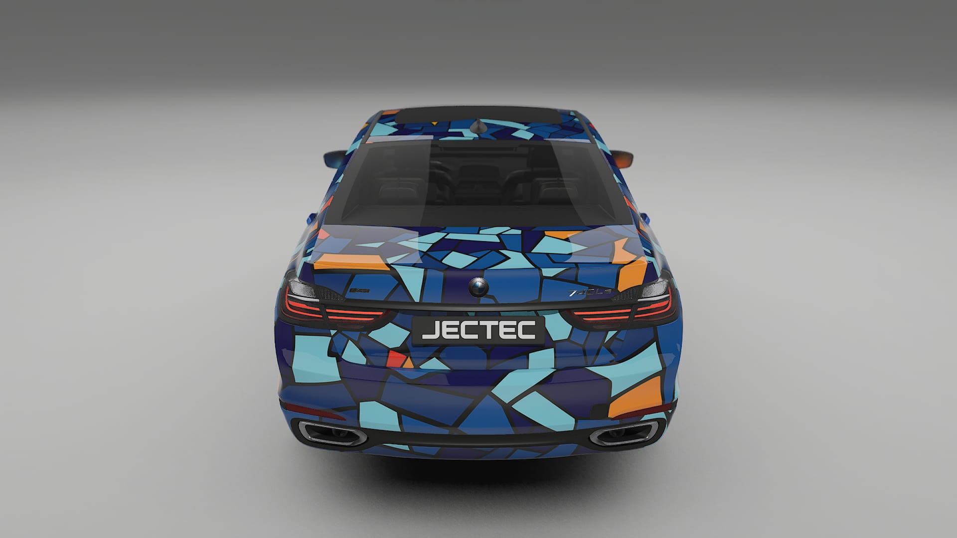 BMW 7 G11 G12 facelift LCI BARCELONA – Ontworpen Wrap PPF Kit van Printbaar Polyurethaanfolie