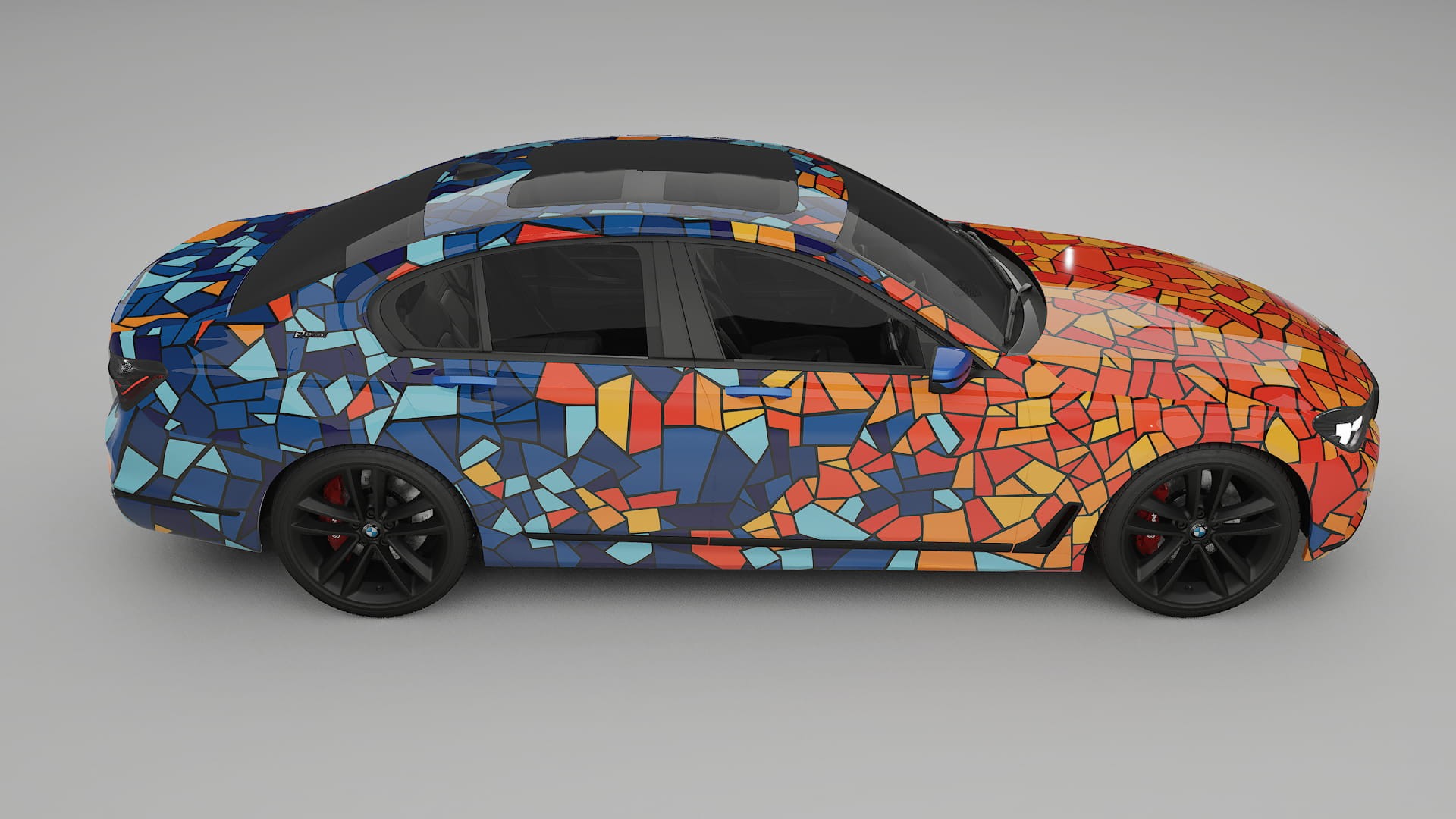 BMW 7 G11 G12 facelift LCI BARCELONA – Ontworpen Wrap PPF Kit van Printbaar Polyurethaanfolie