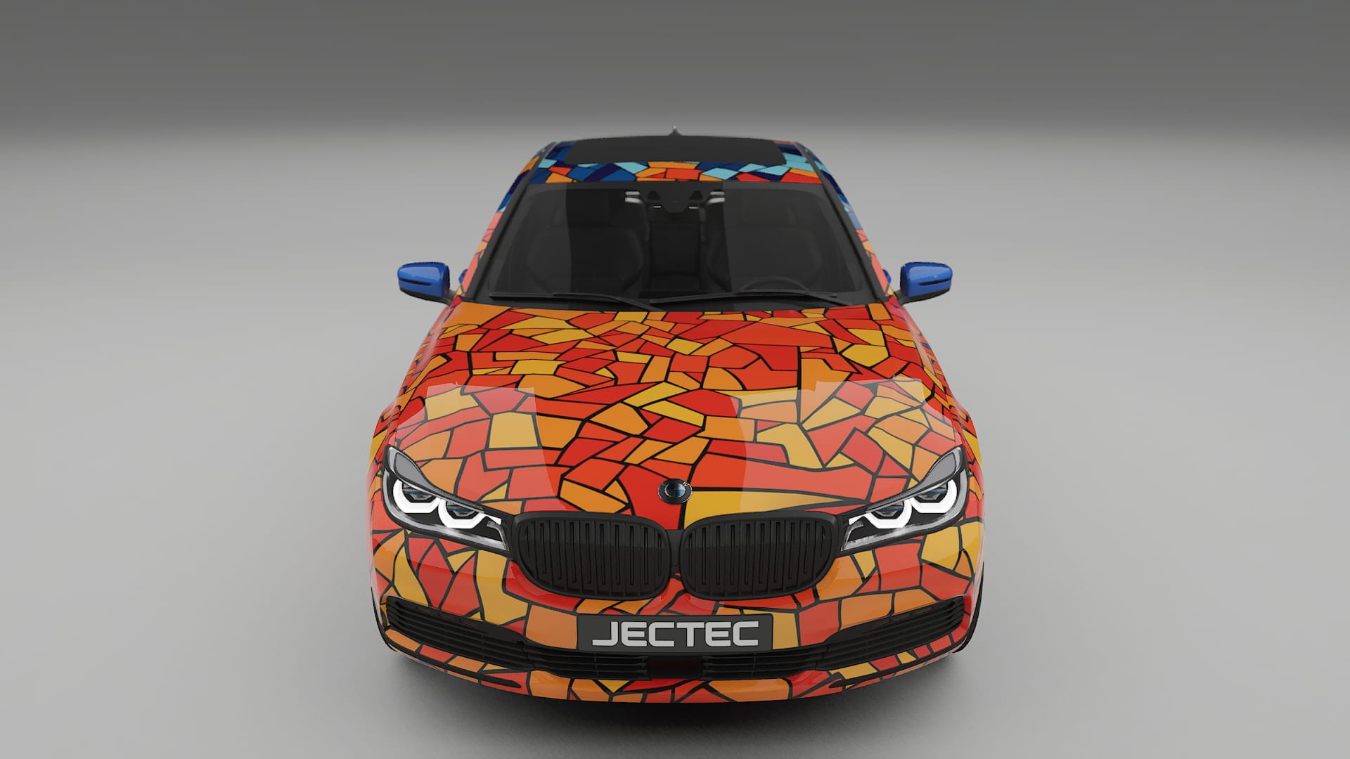 BMW 7 G11 G12 facelift LCI BARCELONA – Ontworpen Wrap PPF Kit van Printbaar Polyurethaanfolie