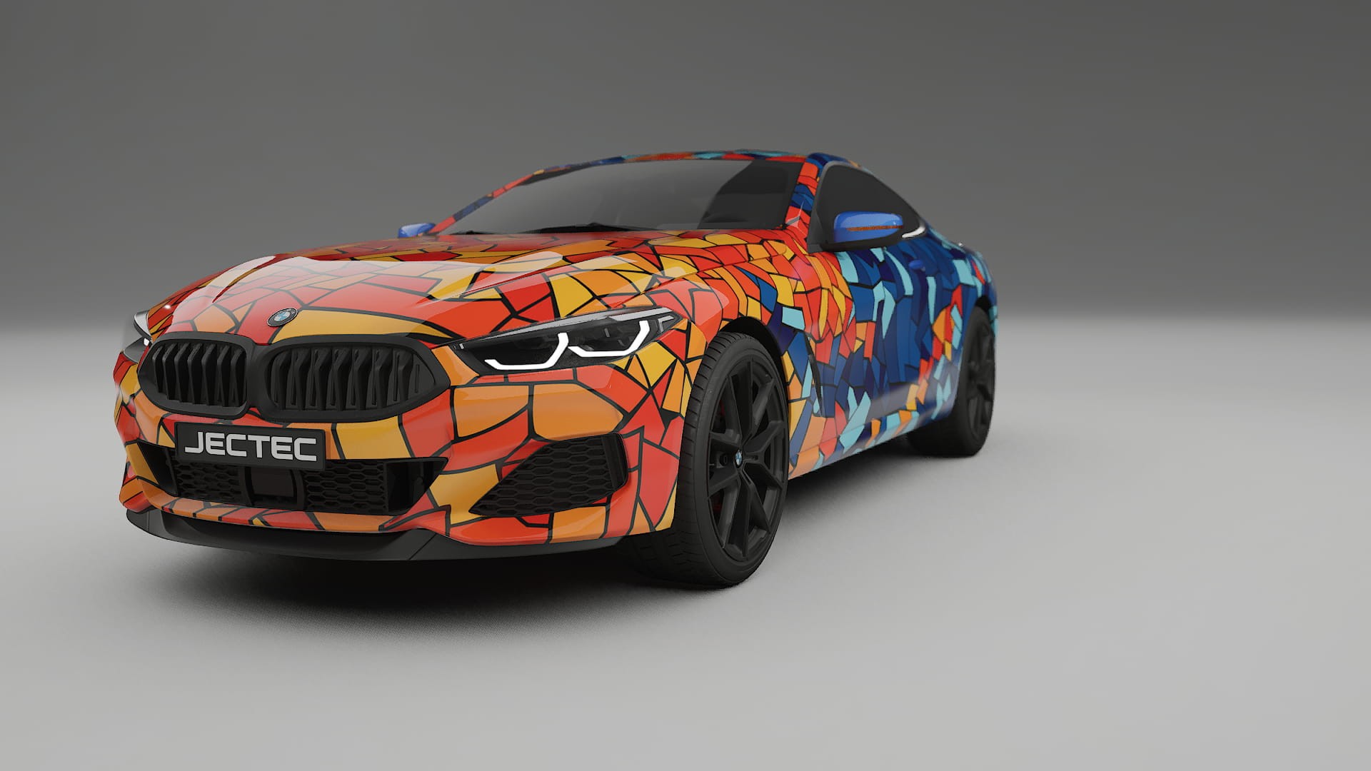 BMW 850 G15 BARCELONA – Ontworpen Wrap PPF Kit van Printbaar Polyurethaanfolie