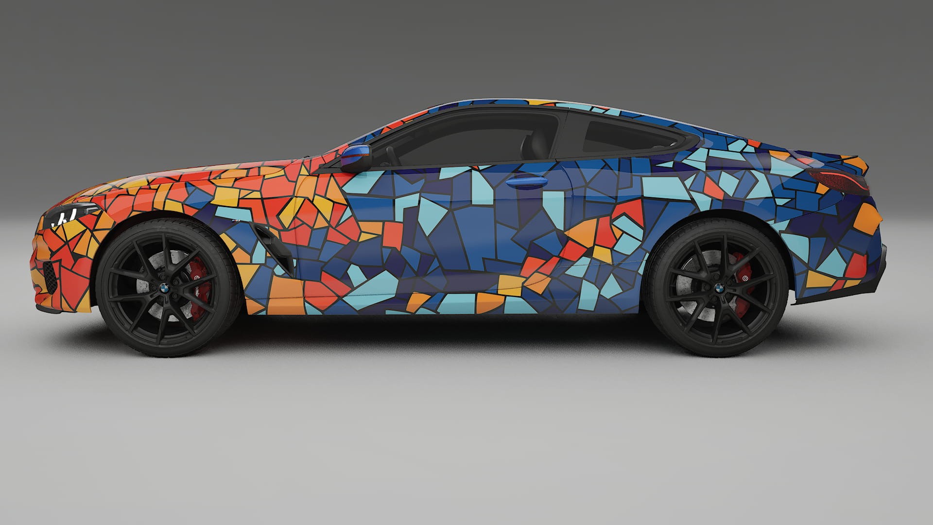 BMW 850 G15 BARCELONA – Ontworpen Wrap PPF Kit van Printbaar Polyurethaanfolie
