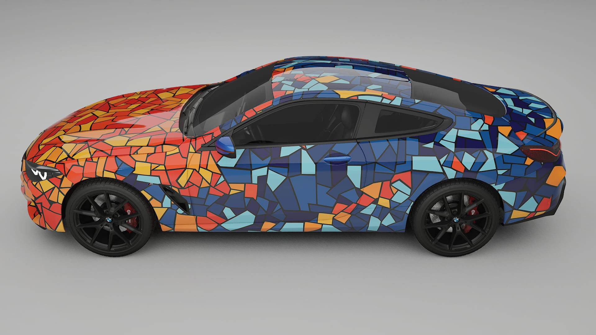 BMW 850 G15 BARCELONA – Ontworpen Wrap PPF Kit van Printbaar Polyurethaanfolie