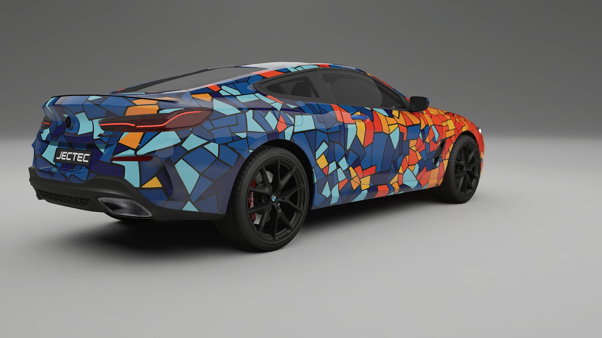 BMW 850 G15 BARCELONA – Ontworpen Wrap PPF Kit van Printbaar Polyurethaanfolie