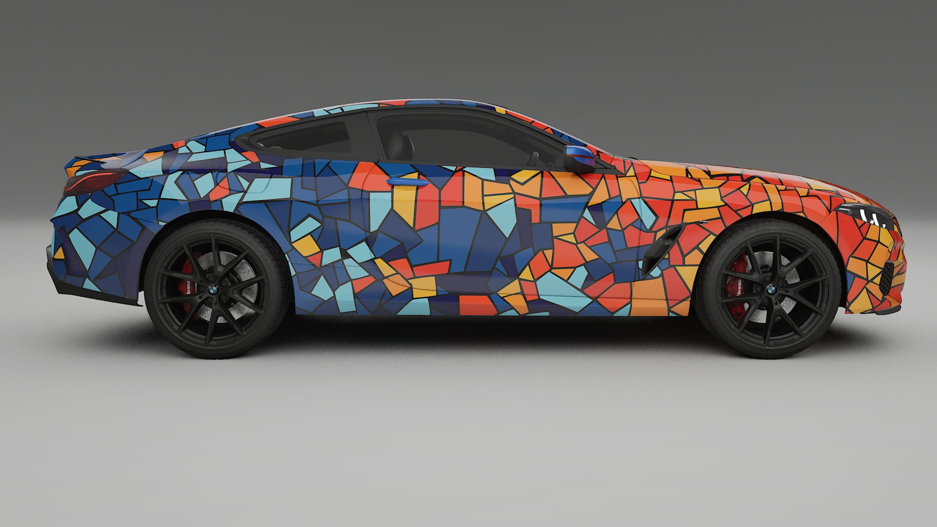 BMW 850 G15 BARCELONA – Ontworpen Wrap PPF Kit van Printbaar Polyurethaanfolie