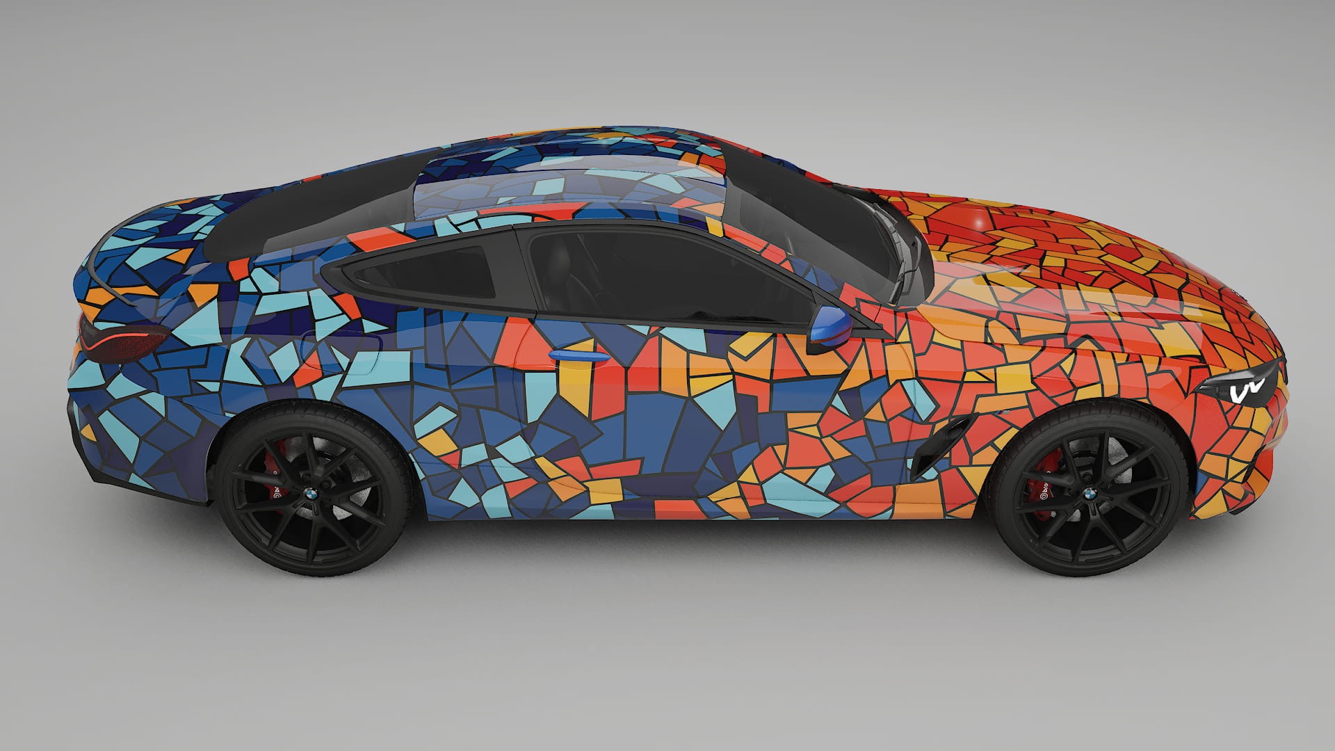 BMW 850 G15 BARCELONA – Ontworpen Wrap PPF Kit van Printbaar Polyurethaanfolie