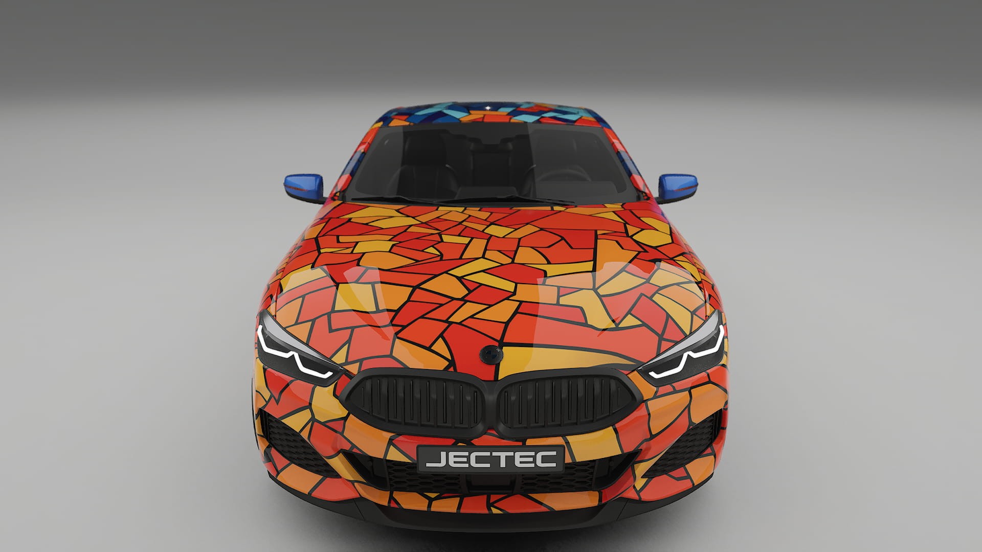 BMW 850 G15 BARCELONA – Ontworpen Wrap PPF Kit van Printbaar Polyurethaanfolie