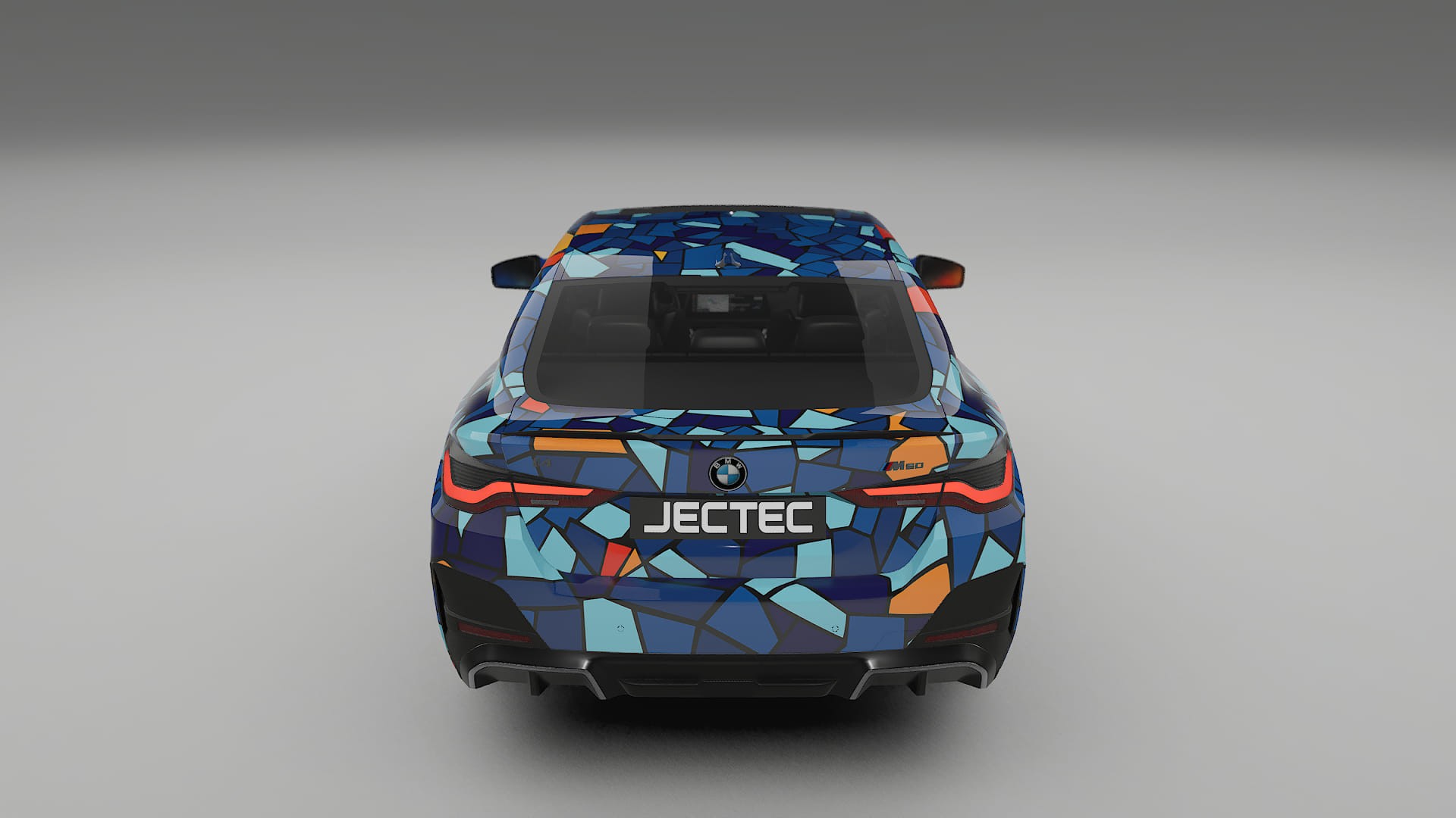 BMW I4 G26 M-Package BARCELONA – Ontworpen Wrap PPF Kit van Printbaar Polyurethaanfolie