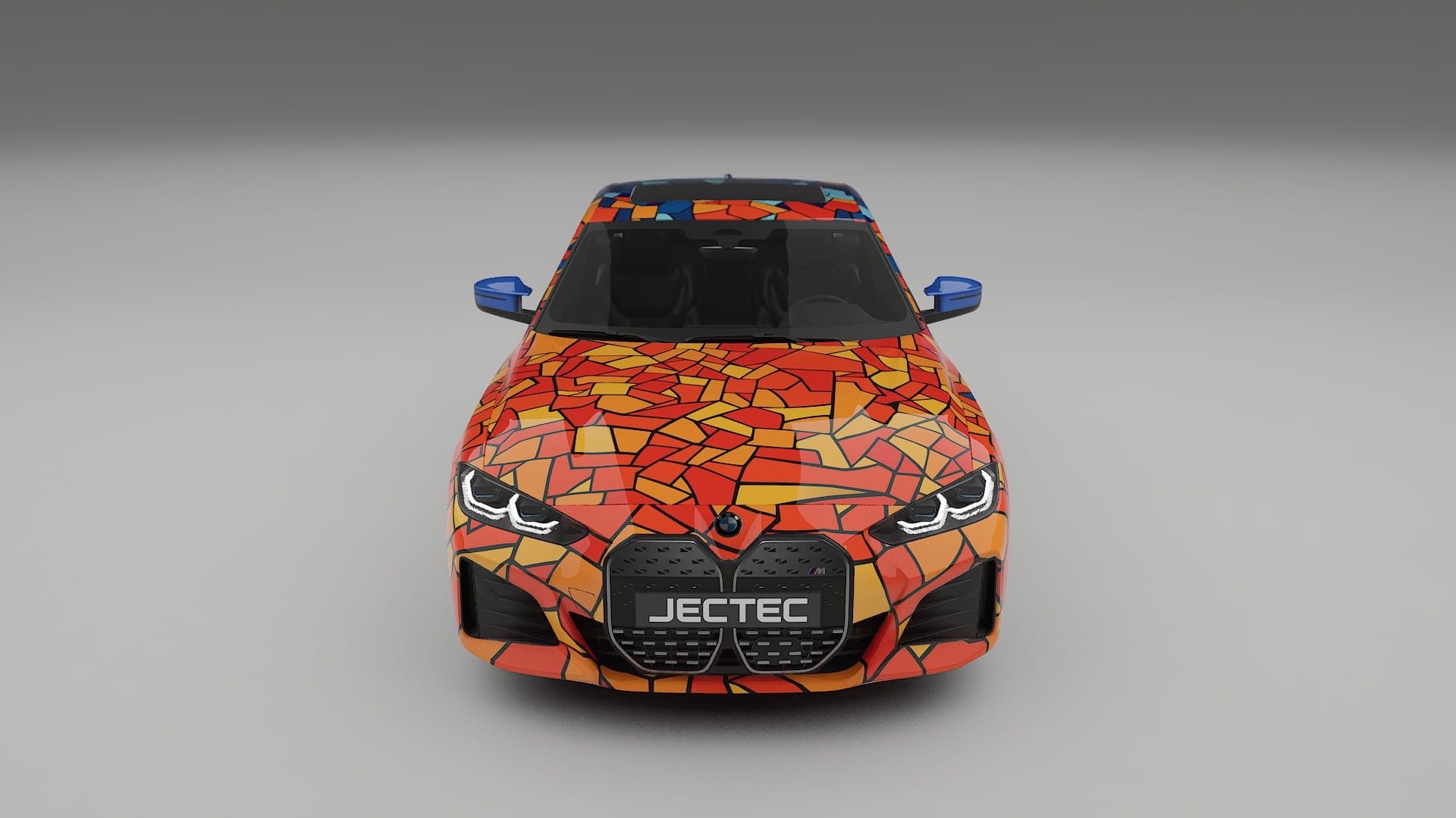 BMW I4 G26 M-Package BARCELONA – Ontworpen Wrap PPF Kit van Printbaar Polyurethaanfolie