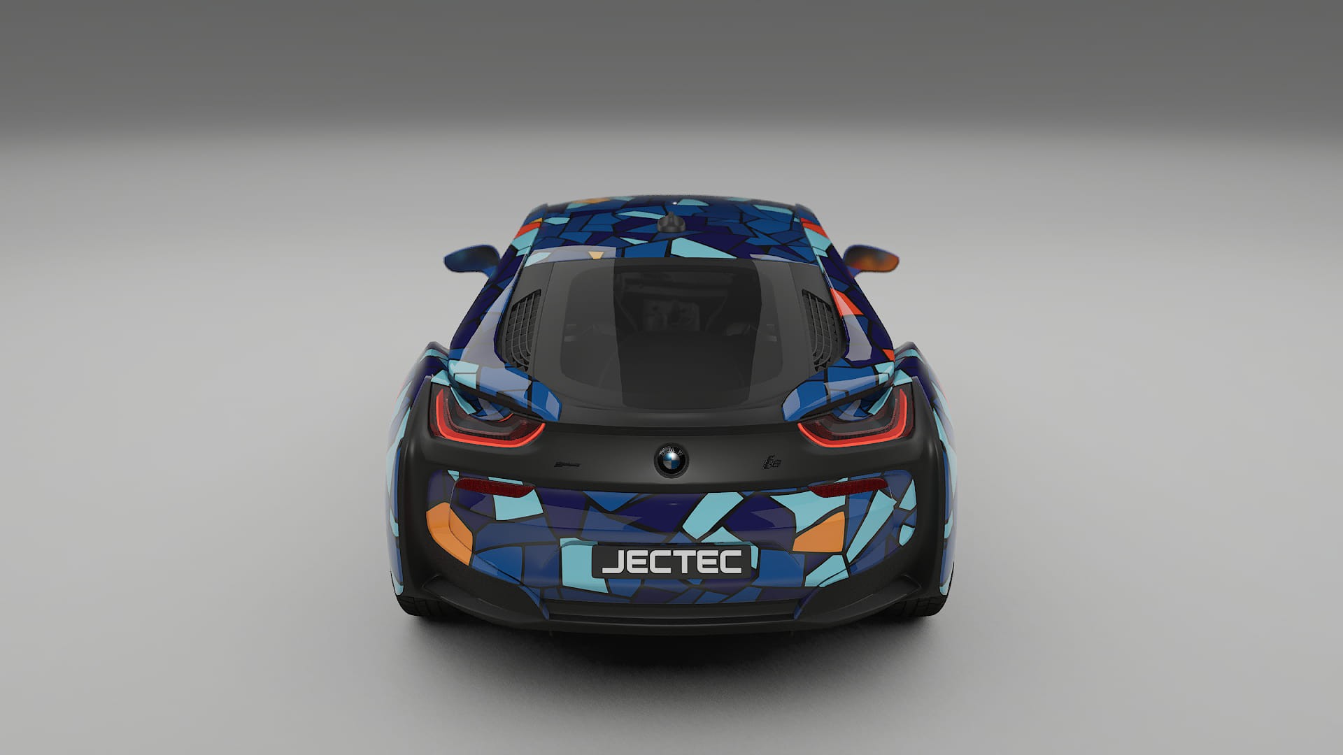 BMW I8 I12 BARCELONA – Ontworpen Wrap PPF Kit van Printbaar Polyurethaanfolie