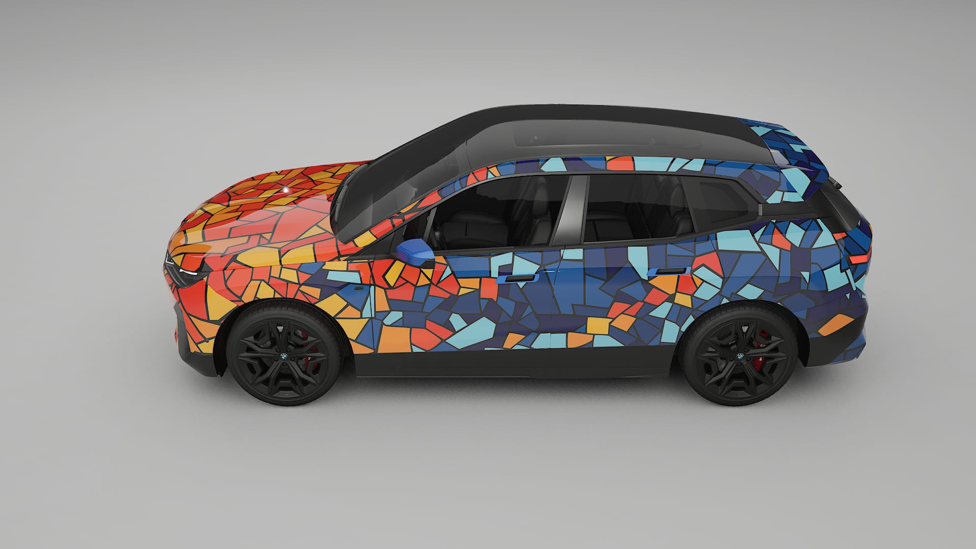 BMW iX M60 BARCELONA – Ontworpen Wrap PPF Kit van Printbaar Polyurethaanfolie