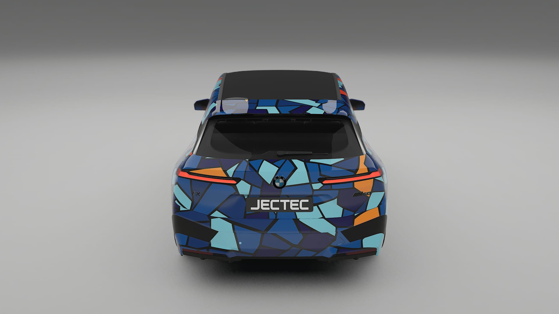 BMW iX M60 BARCELONA – Ontworpen Wrap PPF Kit van Printbaar Polyurethaanfolie