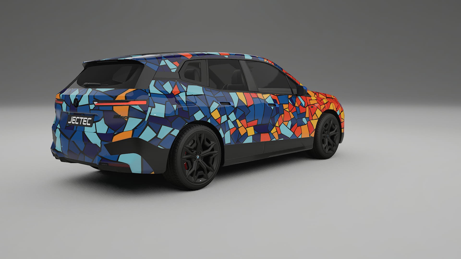 BMW iX M60 BARCELONA – Ontworpen Wrap PPF Kit van Printbaar Polyurethaanfolie