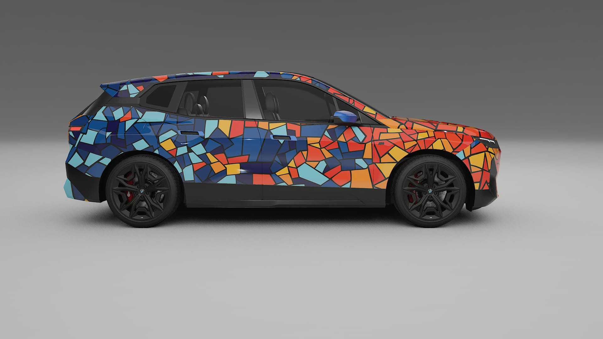 BMW iX M60 BARCELONA – Ontworpen Wrap PPF Kit van Printbaar Polyurethaanfolie