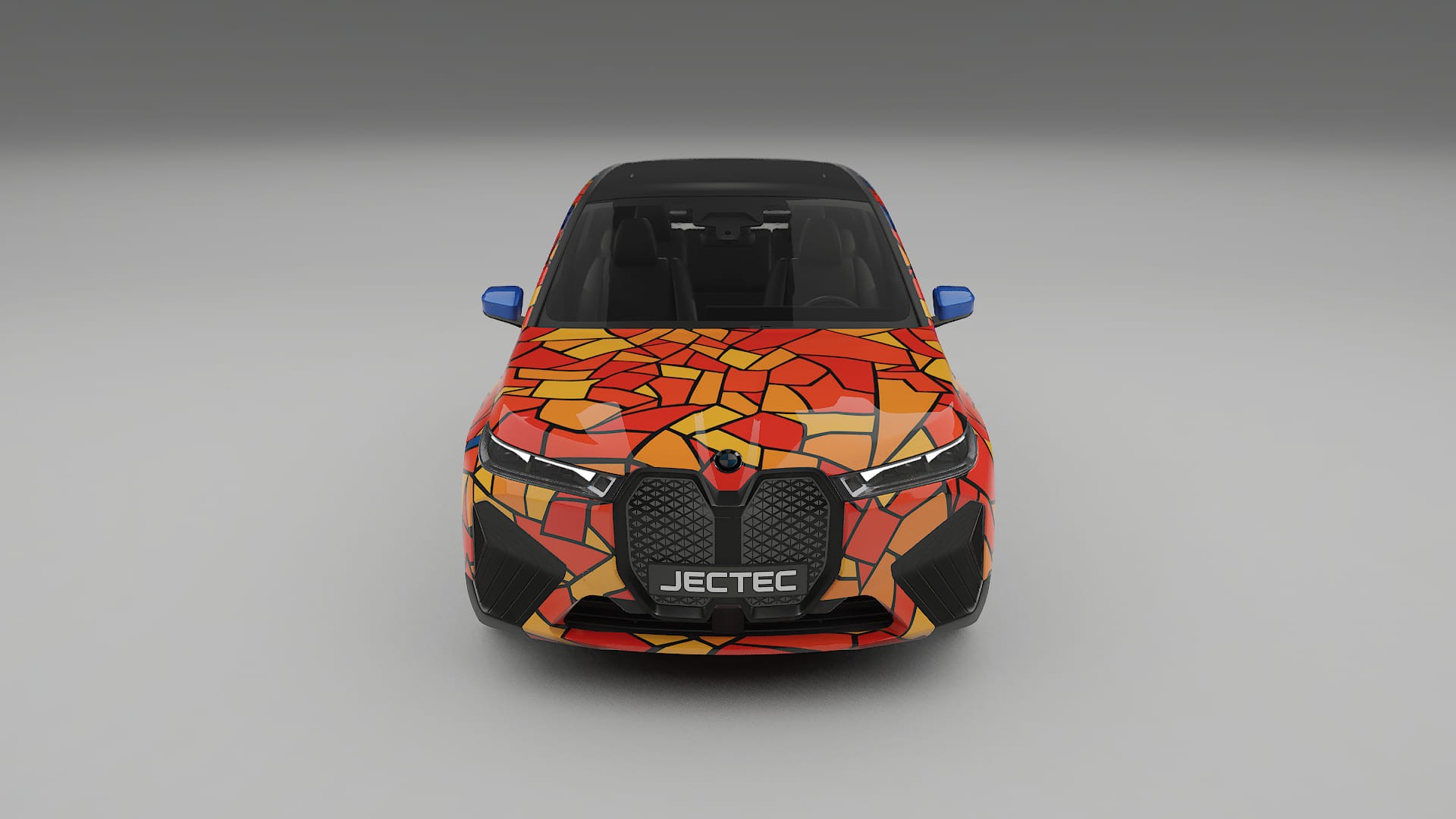 BMW iX M60 BARCELONA – Ontworpen Wrap PPF Kit van Printbaar Polyurethaanfolie