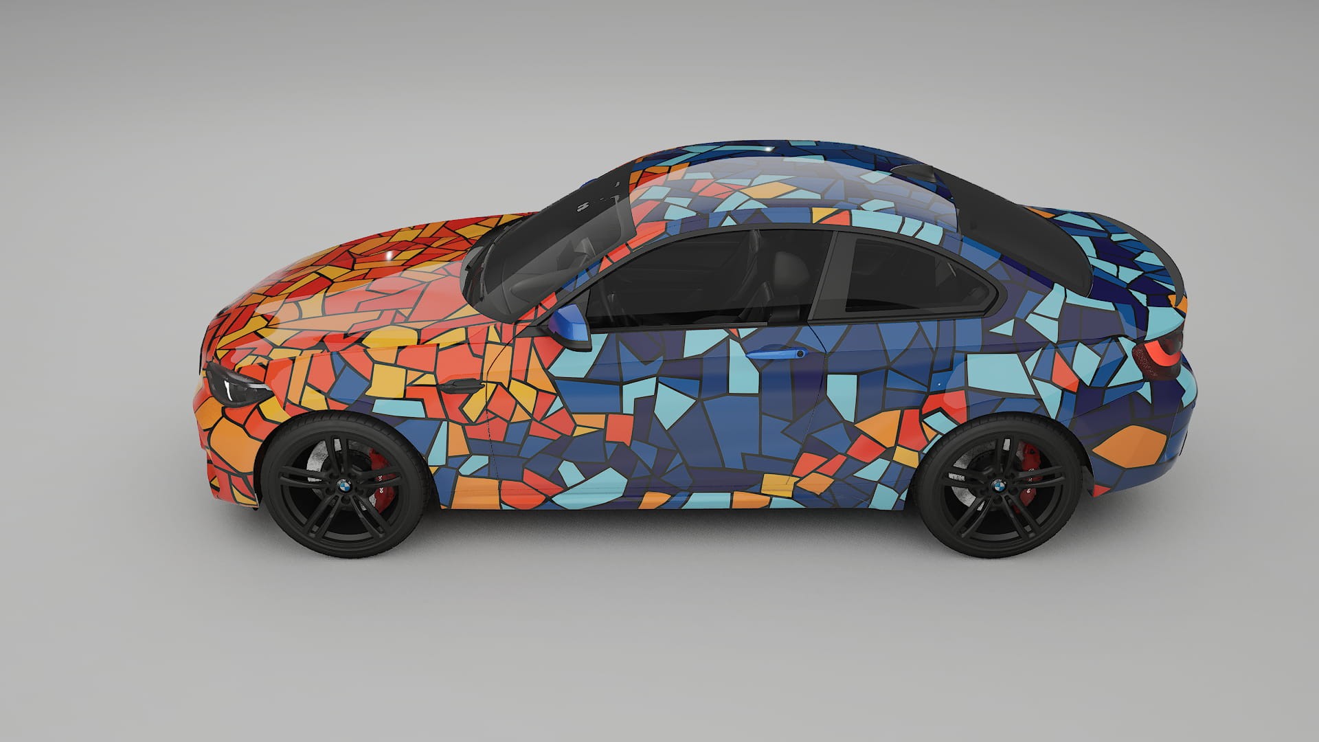 BMW M2 F87 facelift LCI BARCELONA – Ontworpen Wrap PPF Kit van Printbaar Polyurethaanfolie