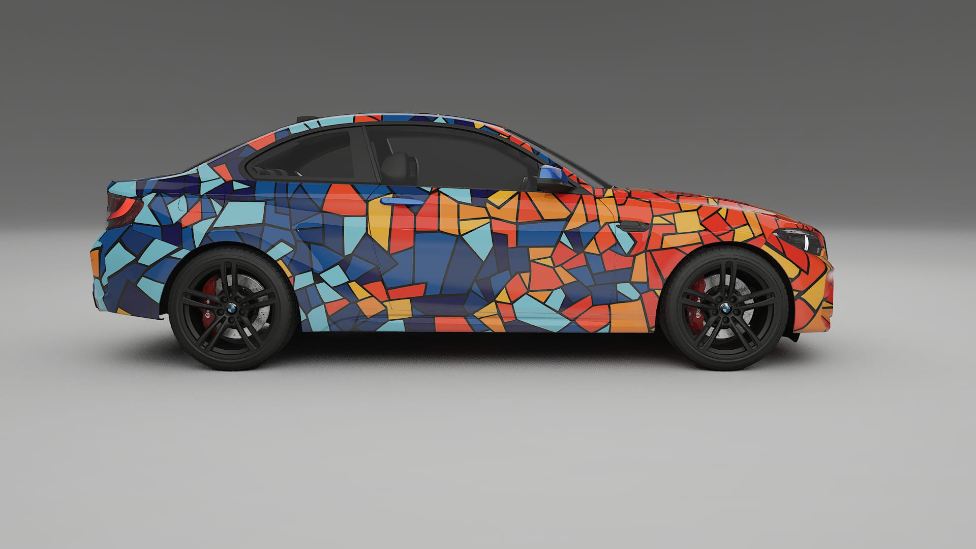 BMW M2 F87 facelift LCI BARCELONA – Ontworpen Wrap PPF Kit van Printbaar Polyurethaanfolie