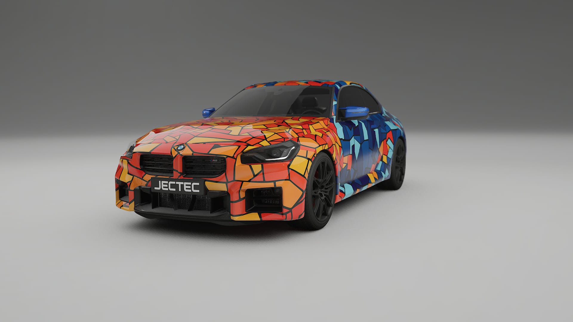 BMW M2 G87 BARCELONA – Ontworpen Wrap PPF Kit van Printbaar Polyurethaanfolie