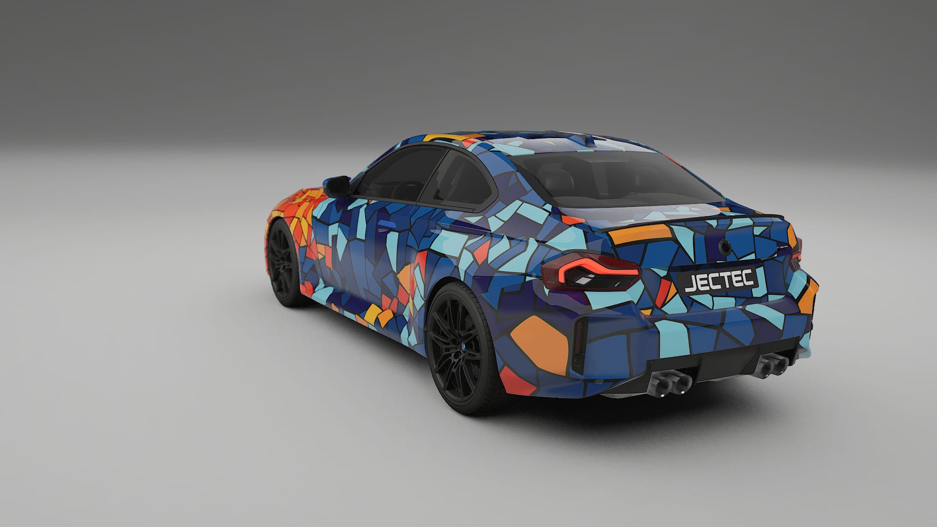 BMW M2 G87 BARCELONA – Ontworpen Wrap PPF Kit van Printbaar Polyurethaanfolie