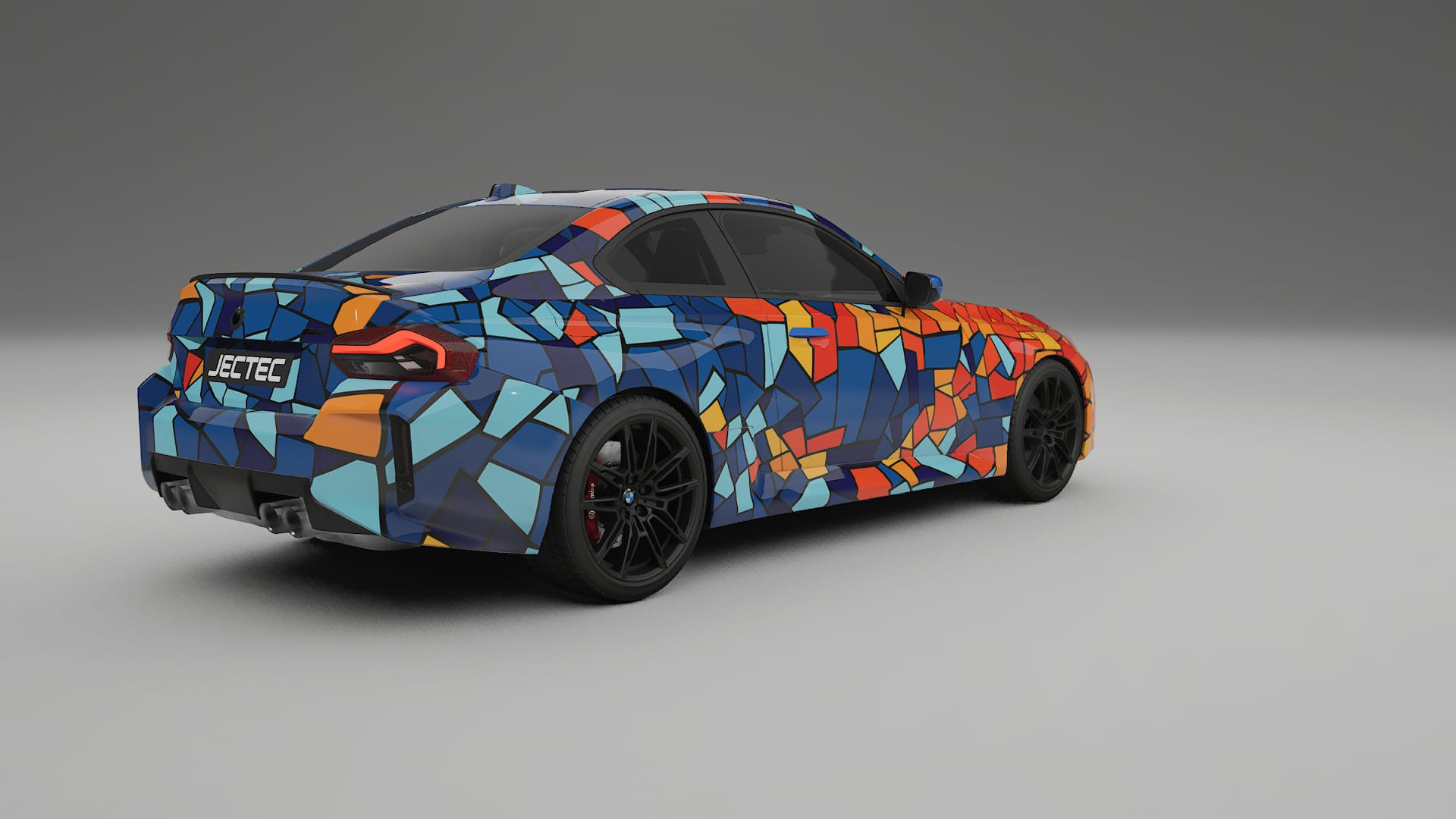 BMW M2 G87 BARCELONA – Ontworpen Wrap PPF Kit van Printbaar Polyurethaanfolie