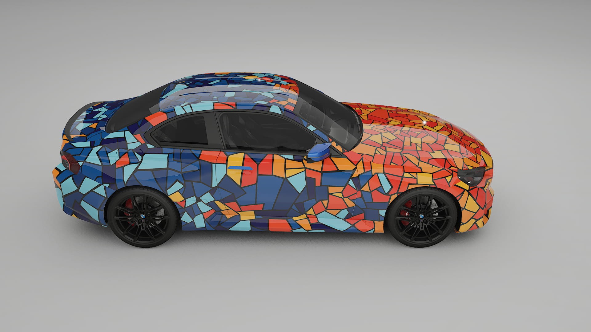 BMW M2 G87 BARCELONA – Ontworpen Wrap PPF Kit van Printbaar Polyurethaanfolie