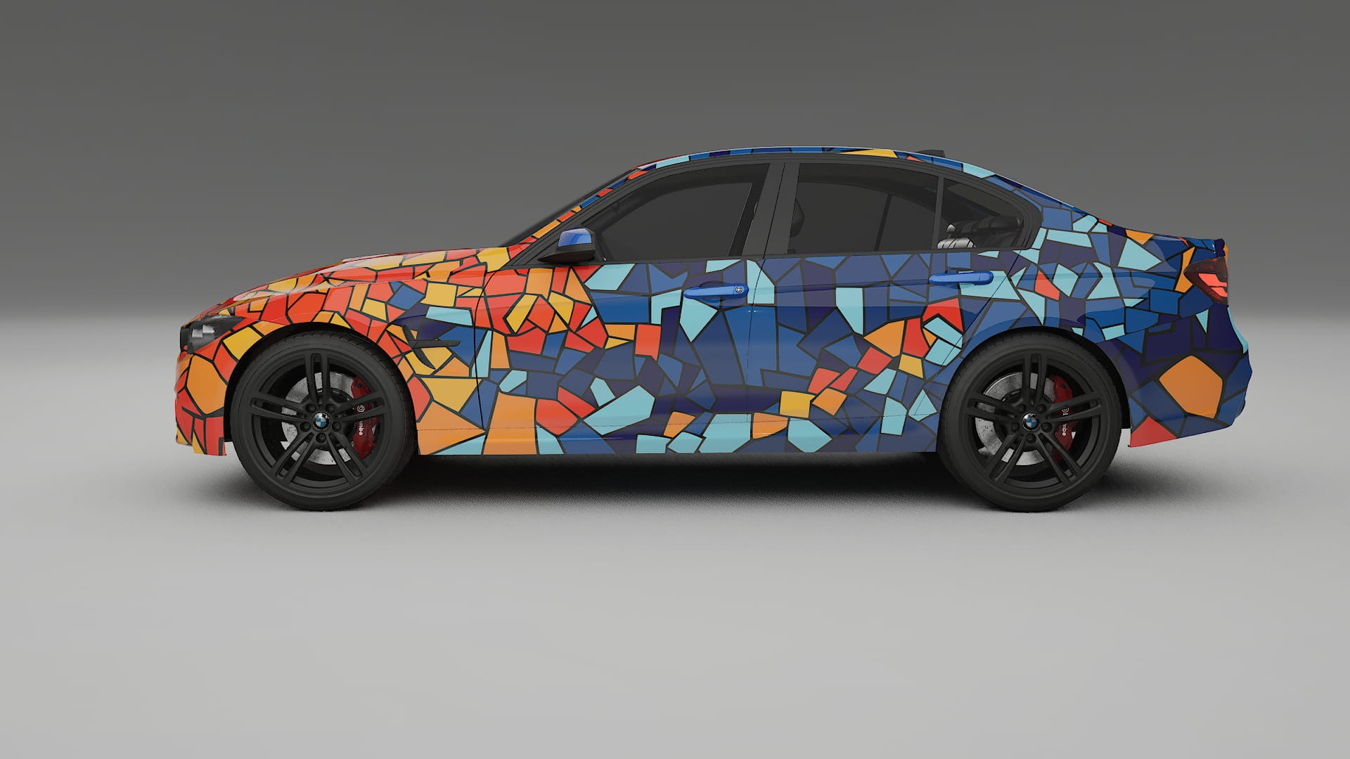 BMW M3 F80 BARCELONA – Ontworpen Wrap PPF Kit van Printbaar Polyurethaanfolie
