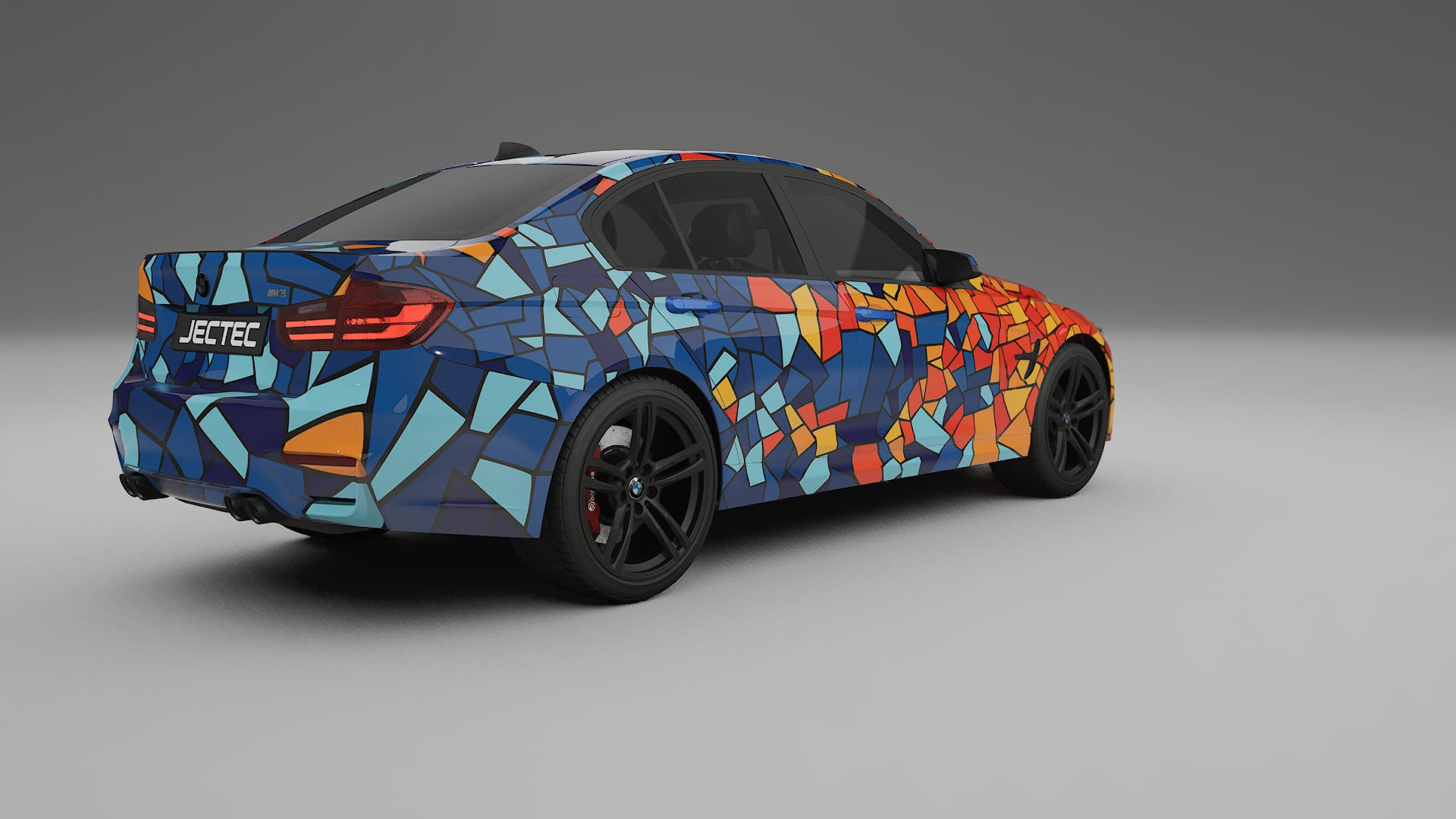 BMW M3 F80 BARCELONA – Ontworpen Wrap PPF Kit van Printbaar Polyurethaanfolie