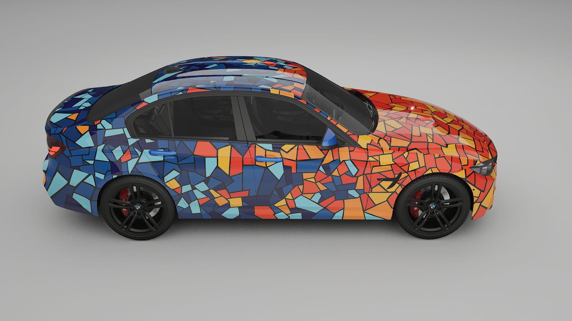 BMW M3 F80 BARCELONA – Ontworpen Wrap PPF Kit van Printbaar Polyurethaanfolie