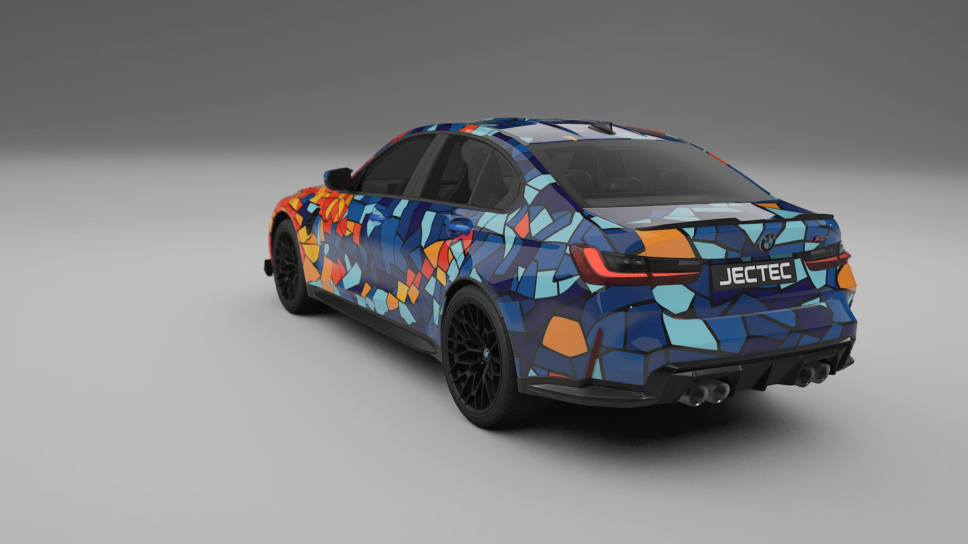 BMW M3 G80 Competition CS BARCELONA – Ontworpen Wrap PPF Kit van Printbaar Polyurethaanfolie