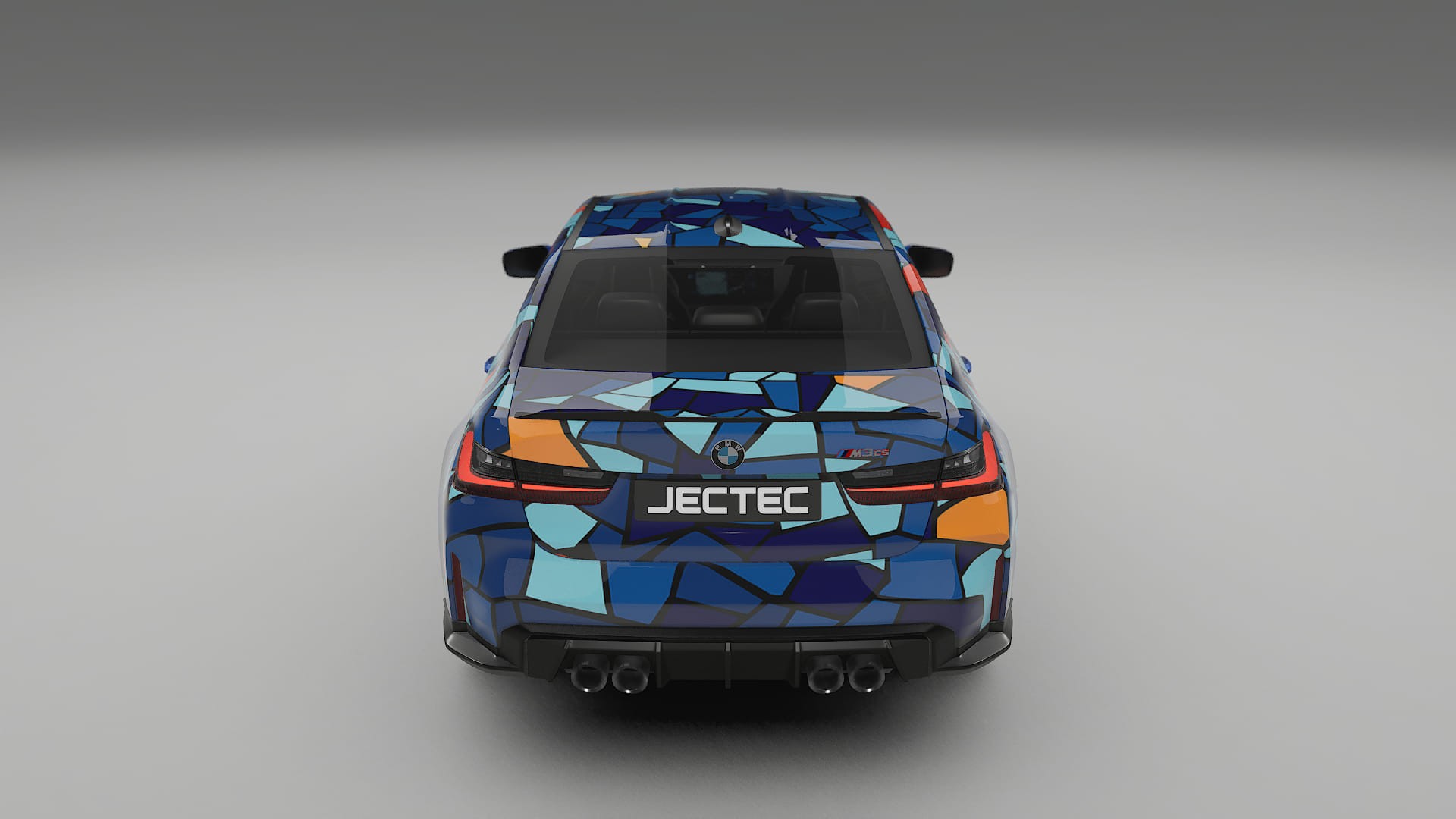 BMW M3 G80 Competition CS BARCELONA – Ontworpen Wrap PPF Kit van Printbaar Polyurethaanfolie