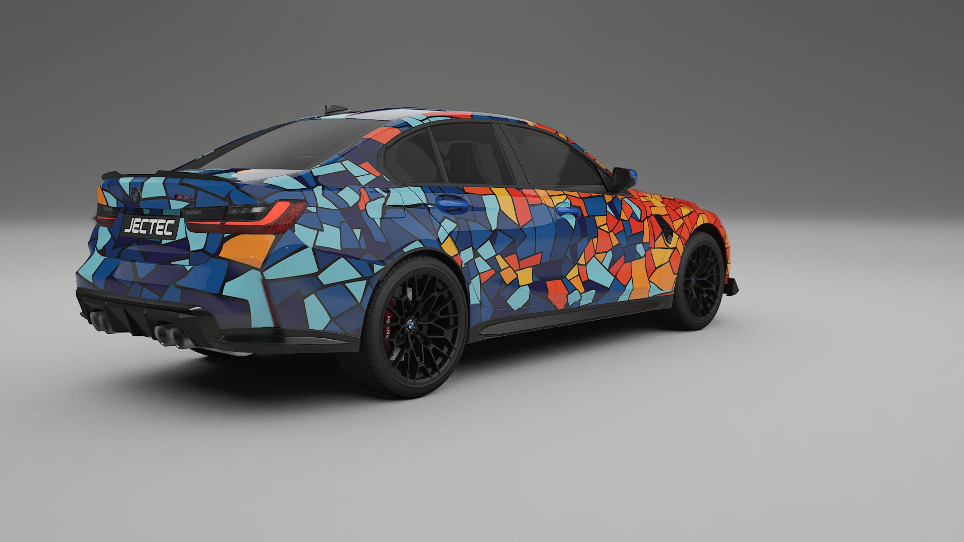 BMW M3 G80 Competition CS BARCELONA – Ontworpen Wrap PPF Kit van Printbaar Polyurethaanfolie