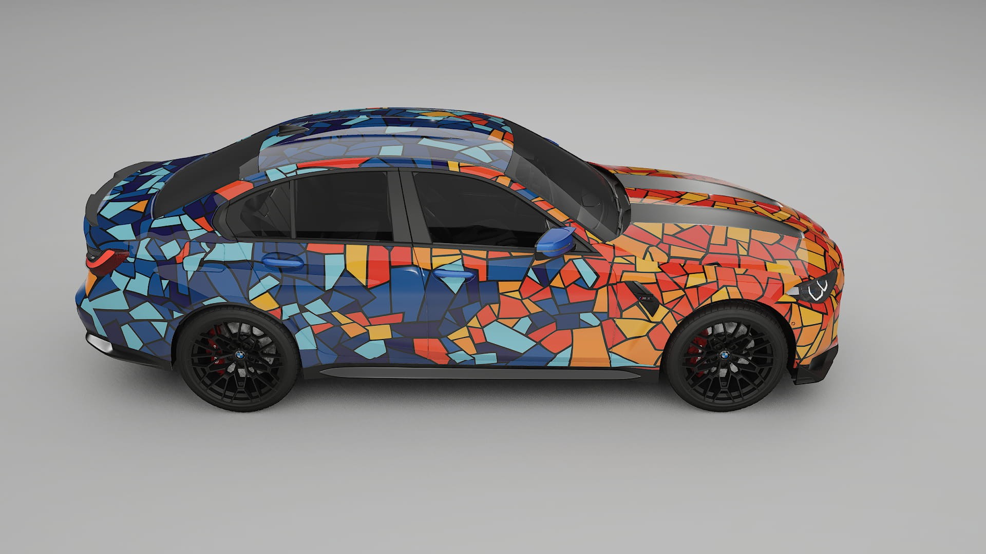 BMW M3 G80 Competition CS BARCELONA – Ontworpen Wrap PPF Kit van Printbaar Polyurethaanfolie