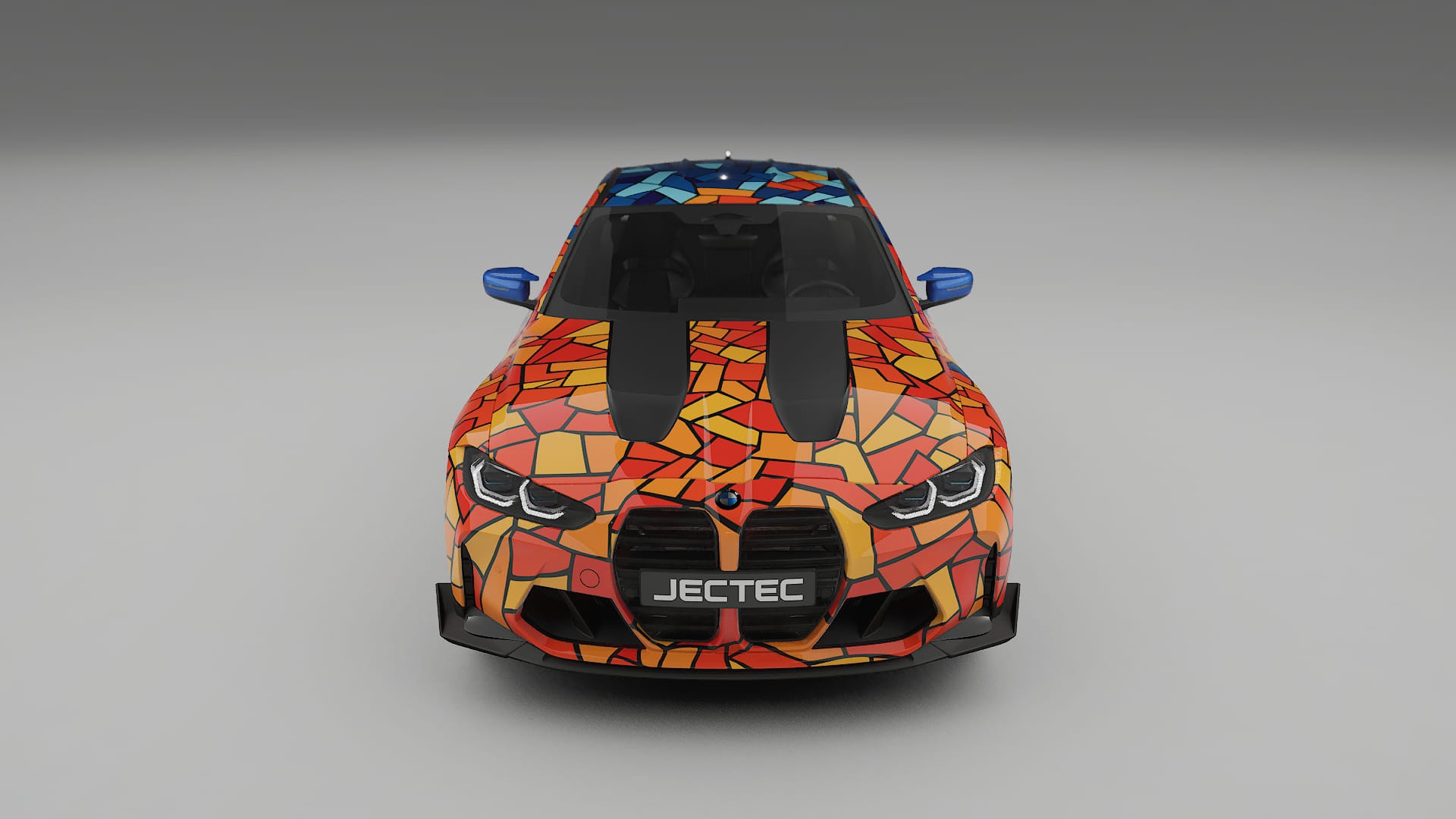 BMW M3 G80 Competition CS BARCELONA – Ontworpen Wrap PPF Kit van Printbaar Polyurethaanfolie