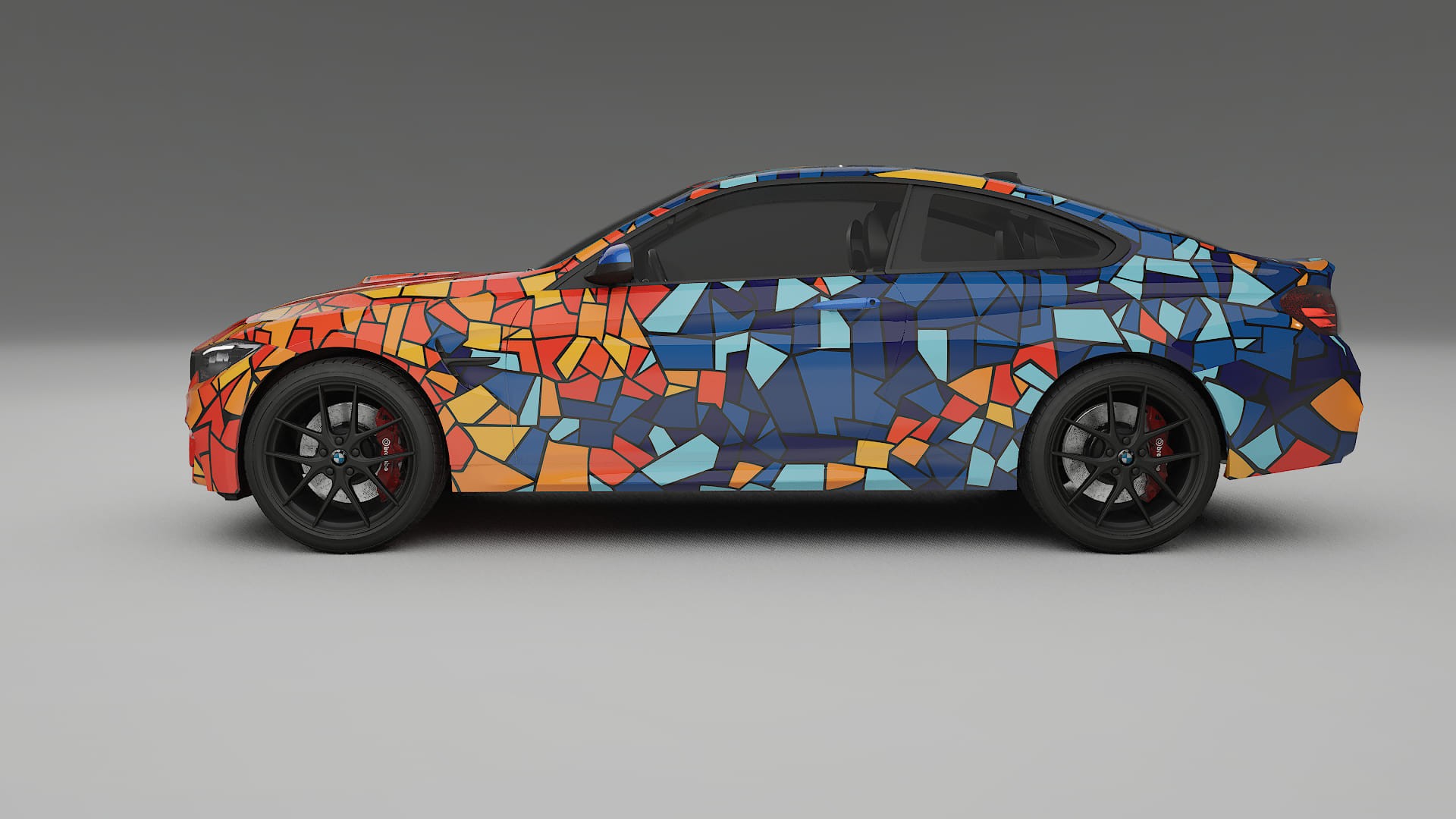 BMW M4 F82 BARCELONA – Ontworpen Wrap PPF Kit van Printbaar Polyurethaanfolie