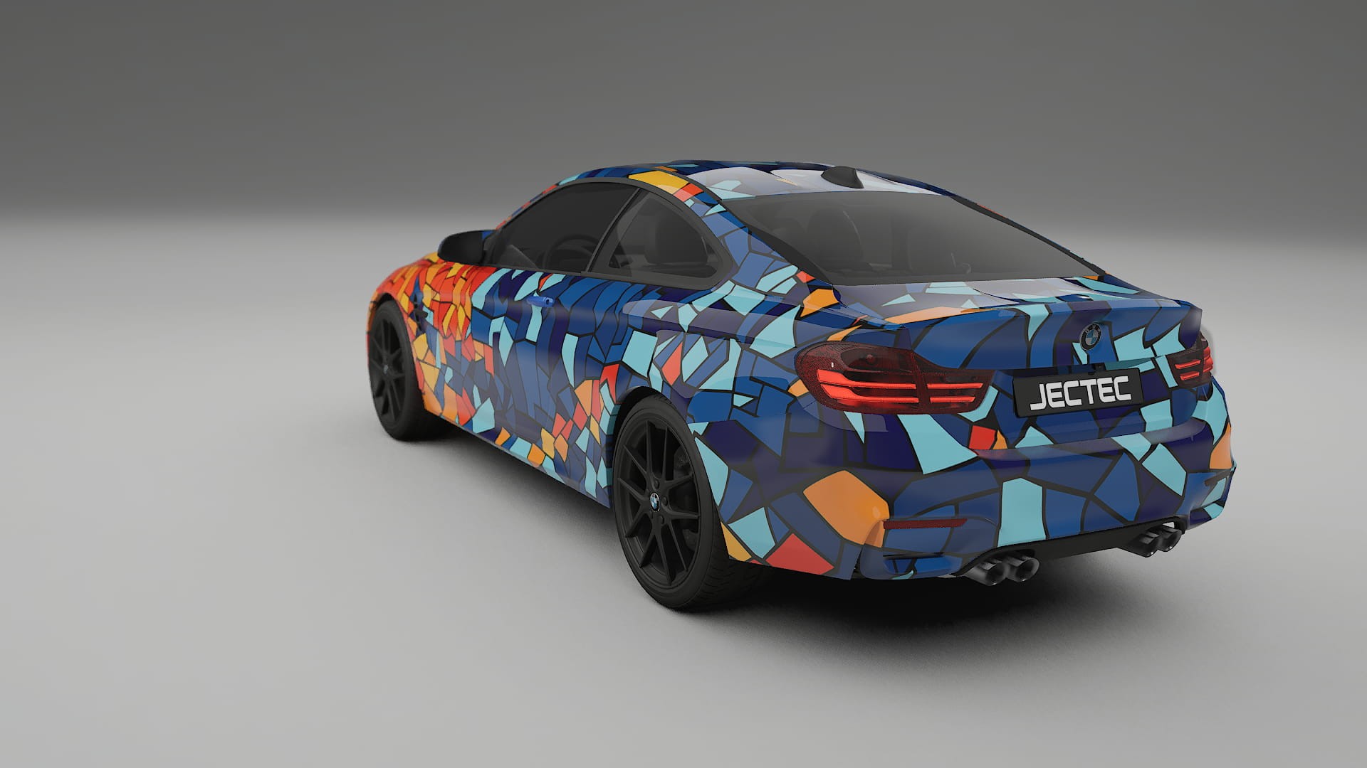 BMW M4 F82 BARCELONA – Ontworpen Wrap PPF Kit van Printbaar Polyurethaanfolie