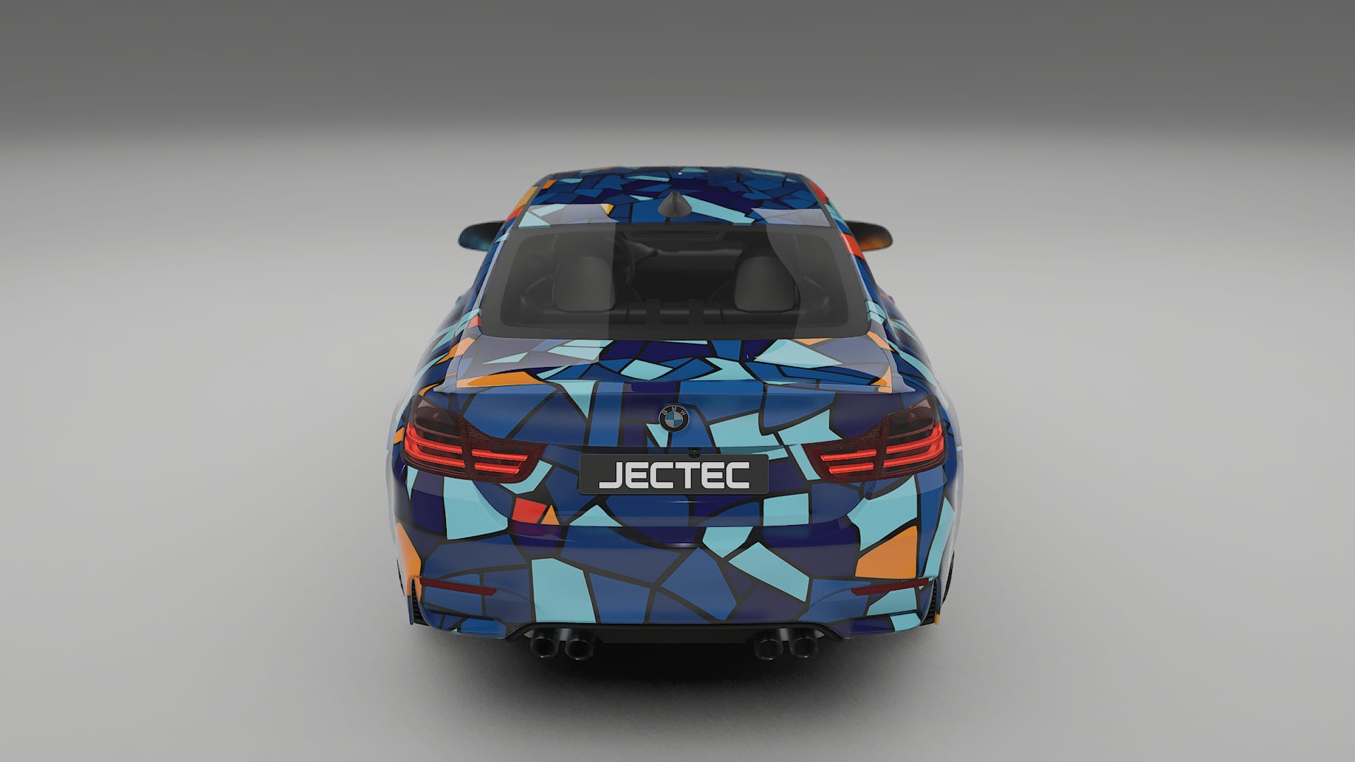 BMW M4 F82 BARCELONA – Ontworpen Wrap PPF Kit van Printbaar Polyurethaanfolie