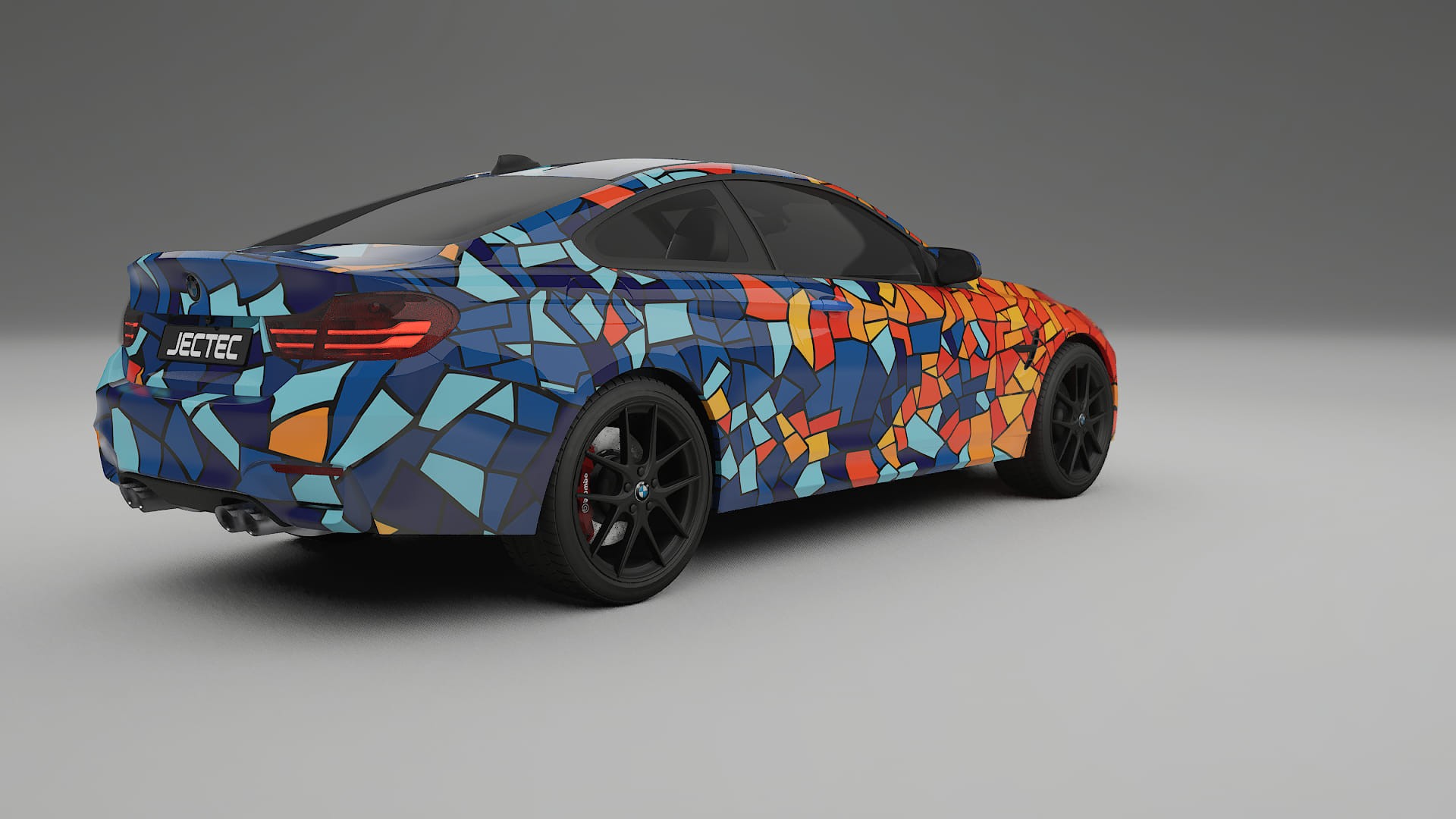 BMW M4 F82 BARCELONA – Ontworpen Wrap PPF Kit van Printbaar Polyurethaanfolie