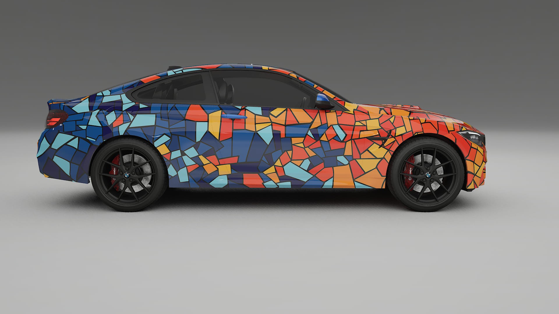 BMW M4 F82 BARCELONA – Ontworpen Wrap PPF Kit van Printbaar Polyurethaanfolie