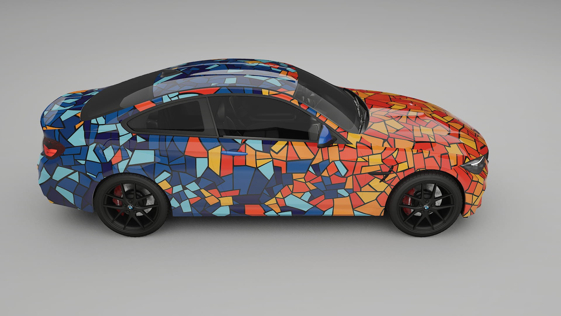 BMW M4 F82 BARCELONA – Ontworpen Wrap PPF Kit van Printbaar Polyurethaanfolie