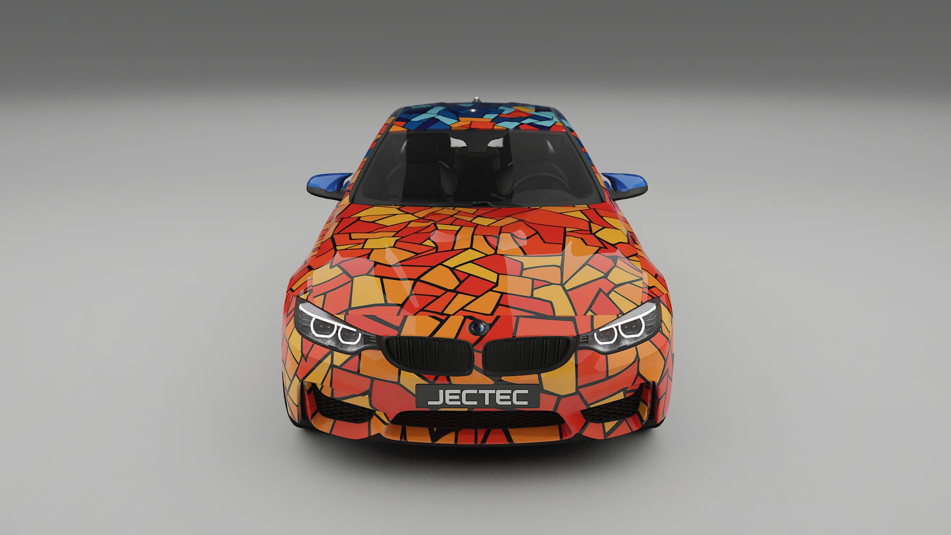 BMW M4 F82 BARCELONA – Ontworpen Wrap PPF Kit van Printbaar Polyurethaanfolie