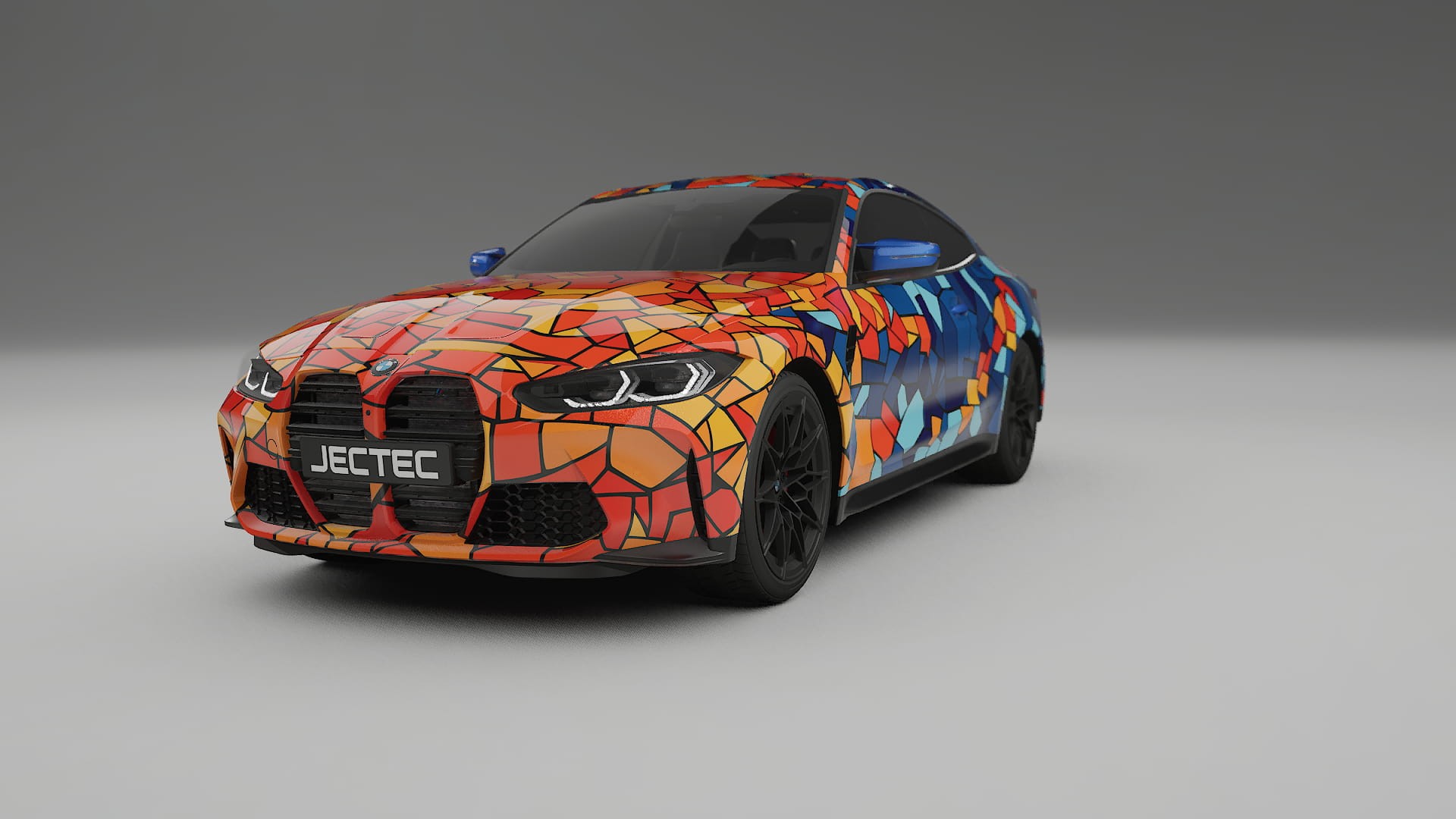 BMW M4 G82 BARCELONA – Ontworpen Wrap PPF Kit van Printbaar Polyurethaanfolie