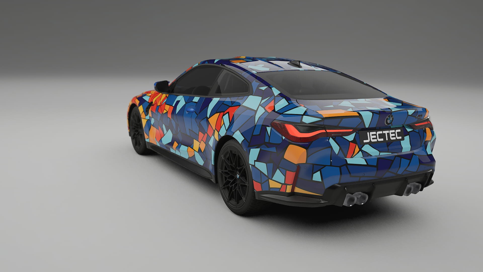 BMW M4 G82 BARCELONA – Ontworpen Wrap PPF Kit van Printbaar Polyurethaanfolie