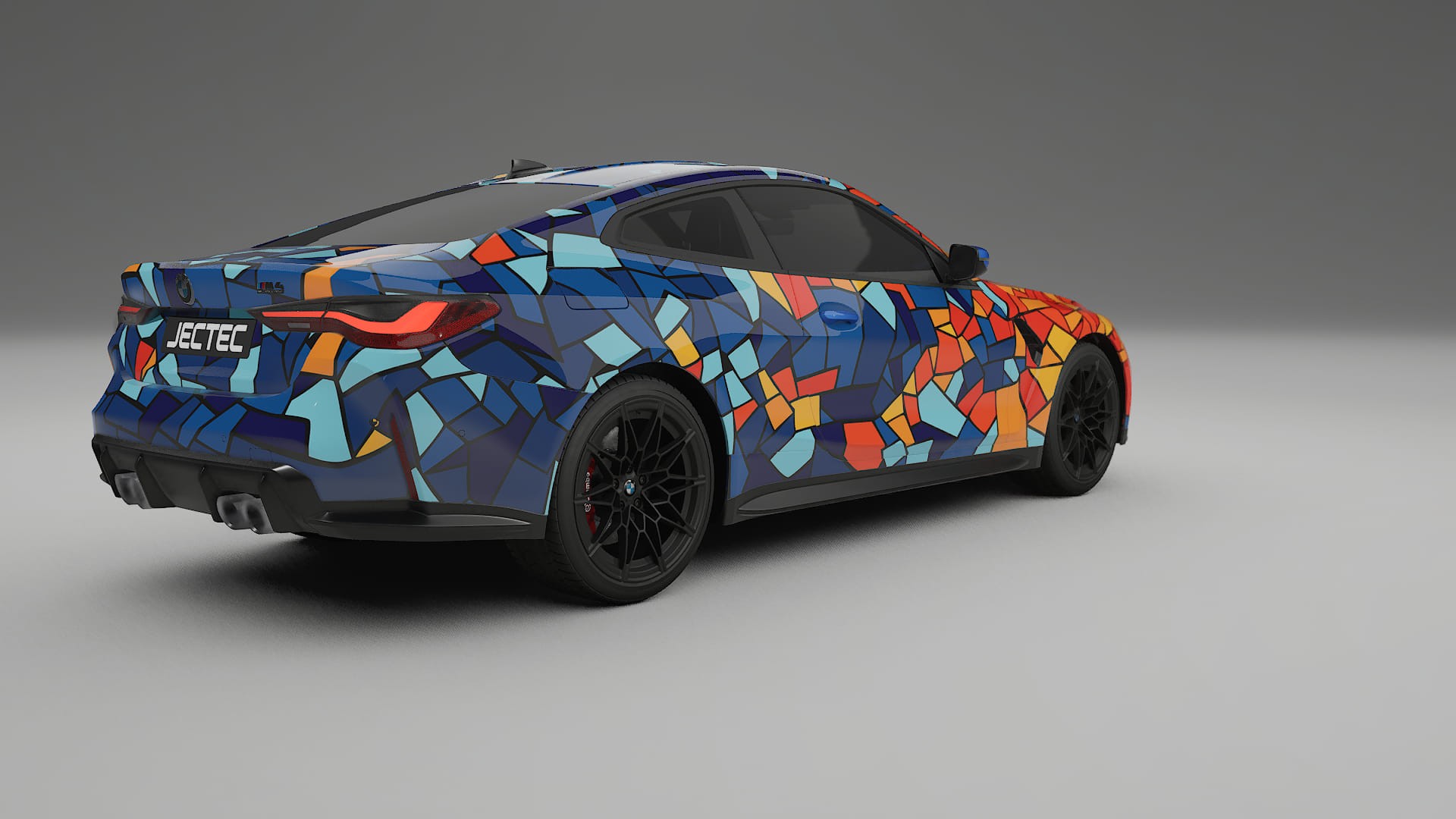 BMW M4 G82 BARCELONA – Ontworpen Wrap PPF Kit van Printbaar Polyurethaanfolie