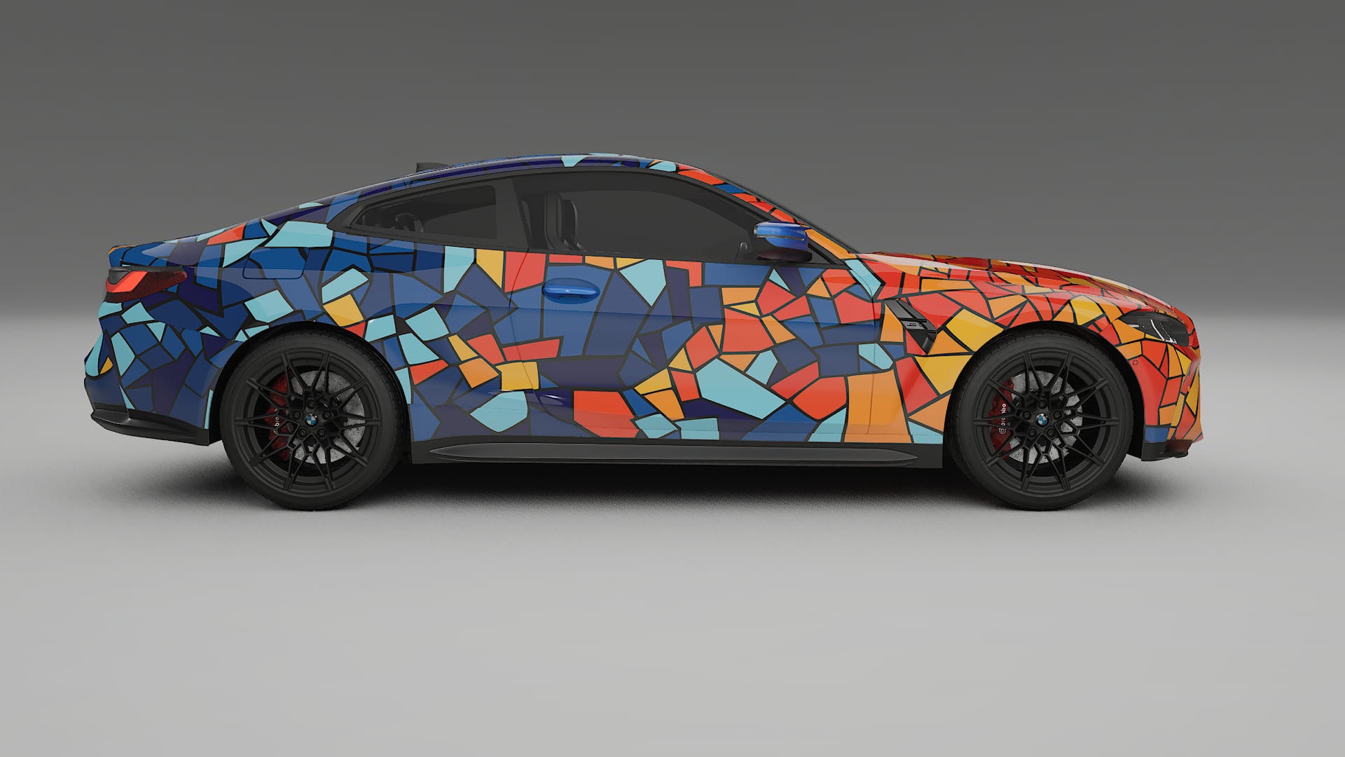 BMW M4 G82 BARCELONA – Ontworpen Wrap PPF Kit van Printbaar Polyurethaanfolie