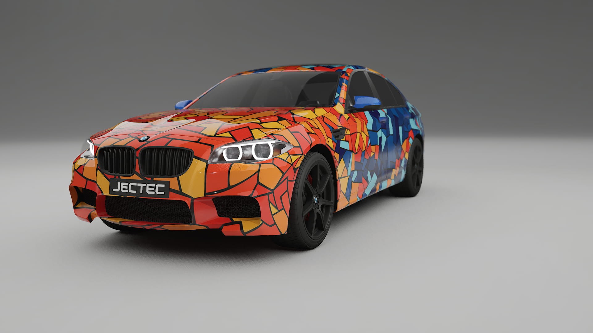 BMW M5 F10 BARCELONA – Ontworpen Wrap PPF Kit van Printbaar Polyurethaanfolie