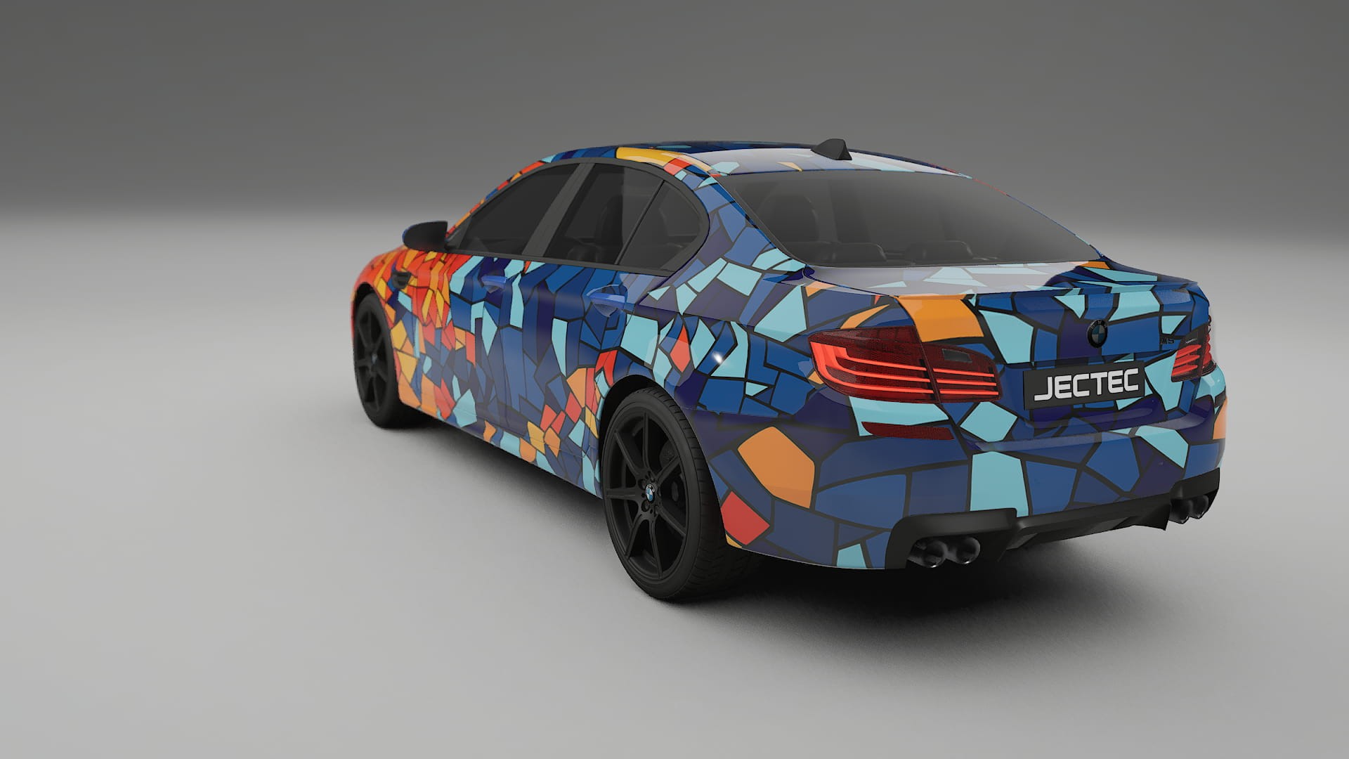 BMW M5 F10 BARCELONA – Ontworpen Wrap PPF Kit van Printbaar Polyurethaanfolie